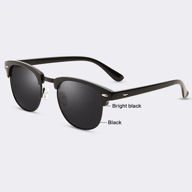 Black Clubmaster Sunglasses