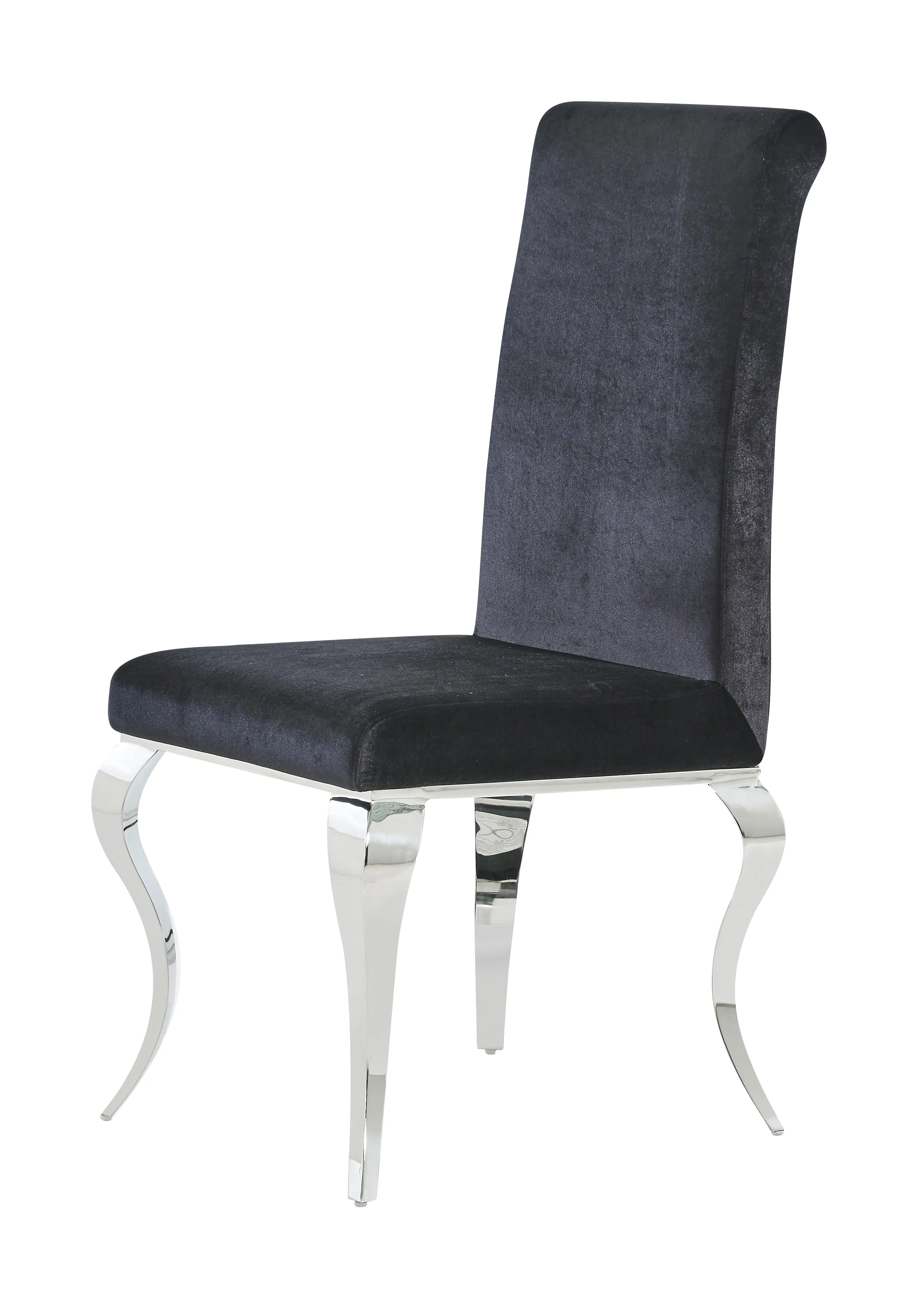 Black Set Of 2 Dining Chairs D858DC