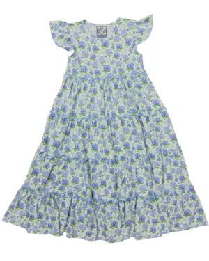 Bloomstruck Hydrangea Maxi Dress