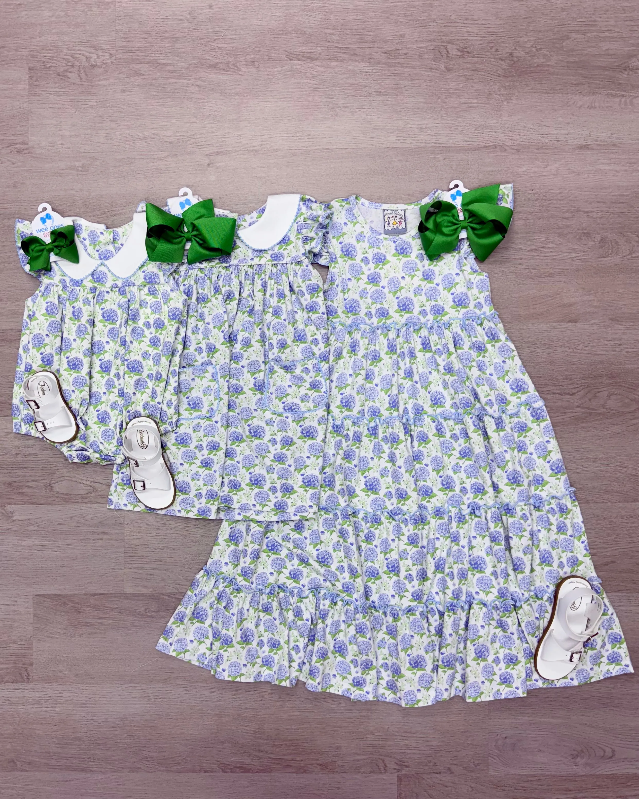 Bloomstruck Hydrangea Maxi Dress