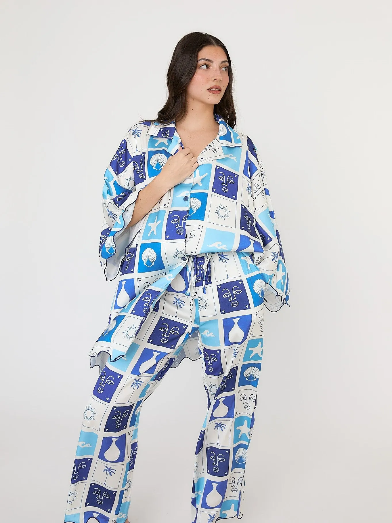 Blue Lounge Set