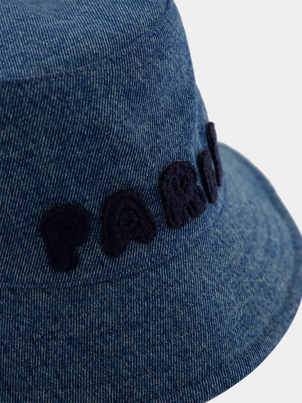 Blue Patch Bucket Hat