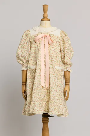 Blueberry  Dress Beige Tangerine