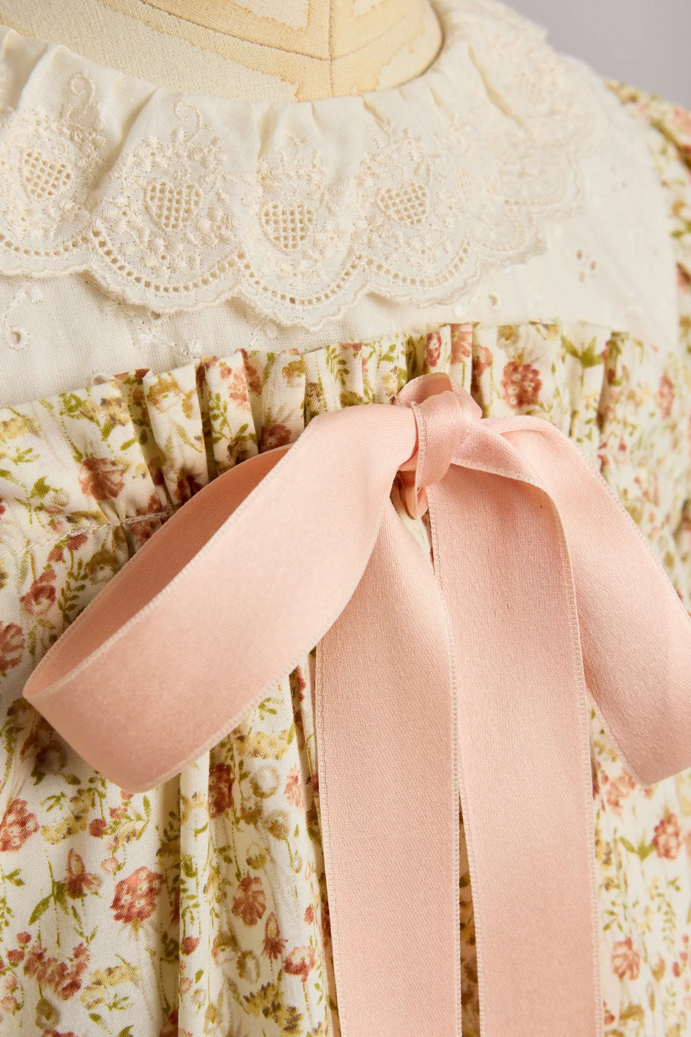 Blueberry  Dress Beige Tangerine