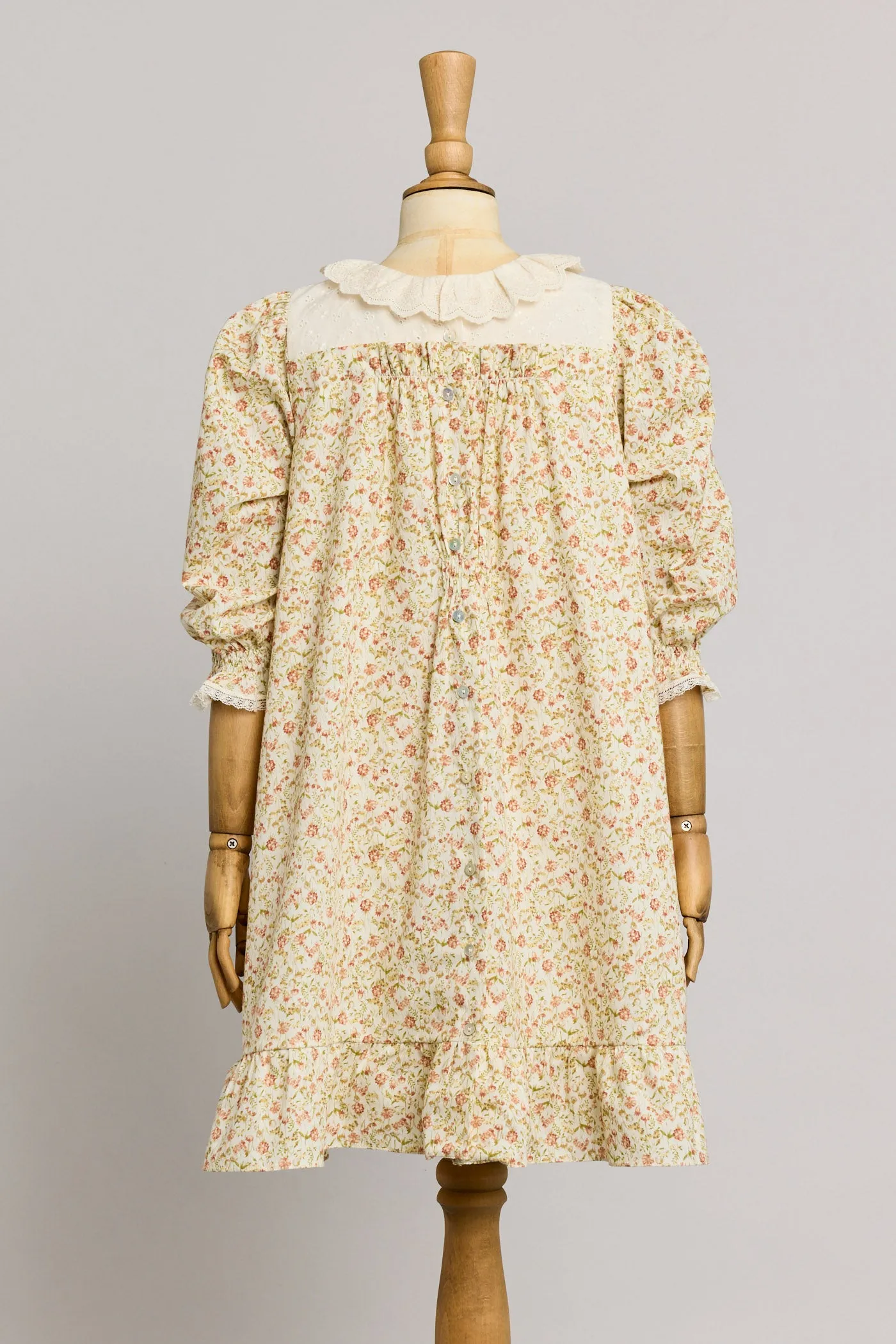 Blueberry  Dress Beige Tangerine