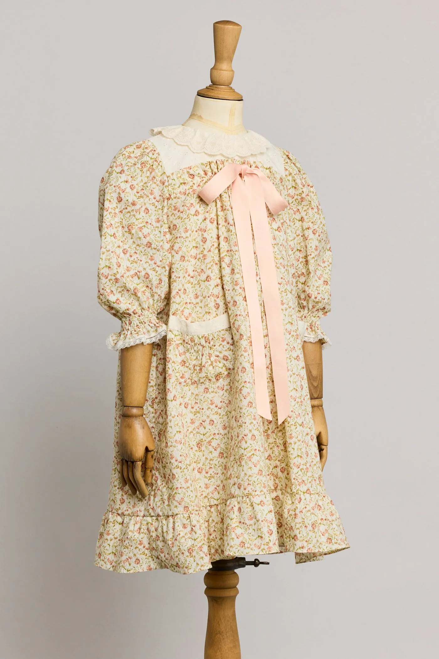 Blueberry  Dress Beige Tangerine