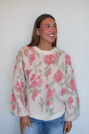 Blush Garden Sweater