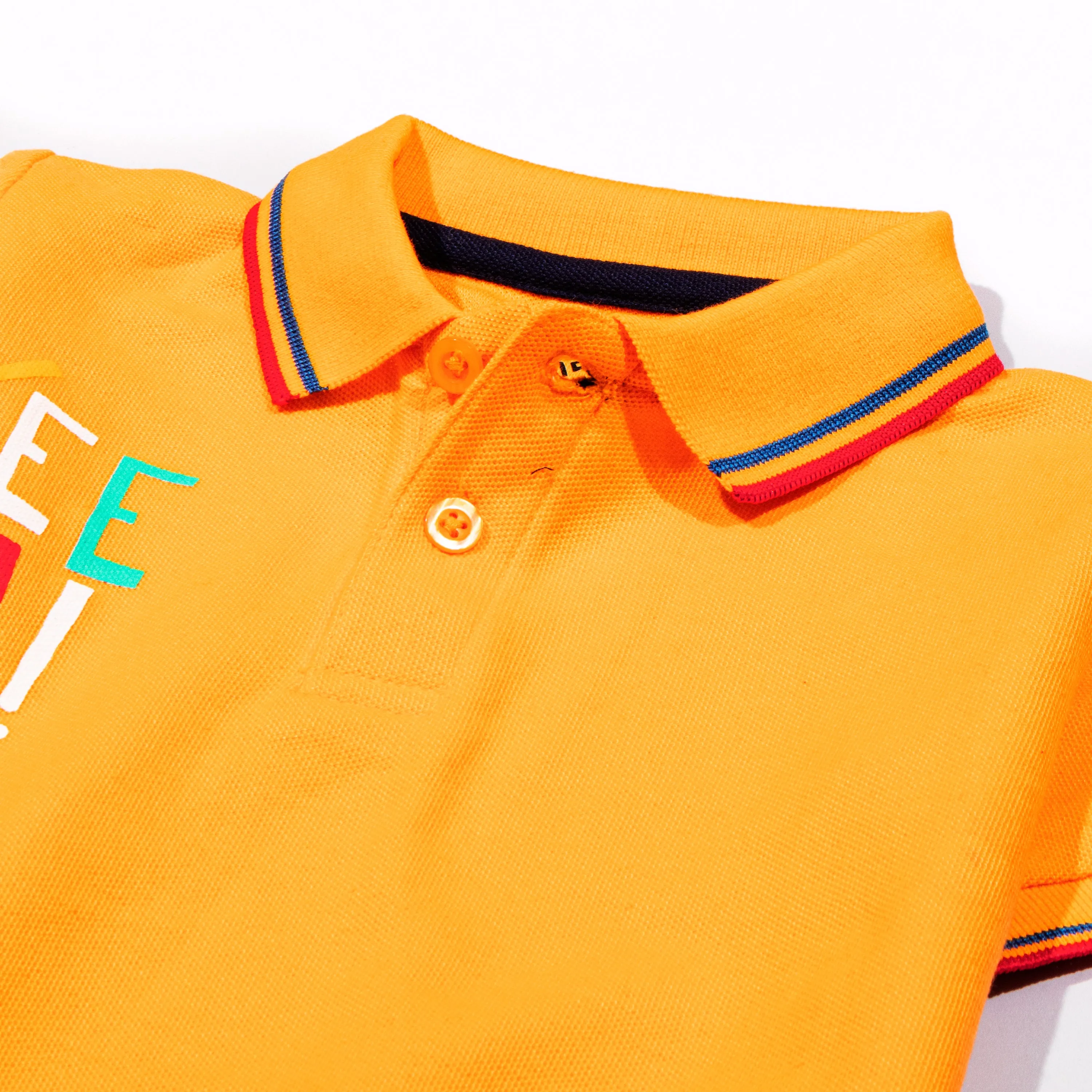 Boys Half Sleeves Polo T-Shirt (Yee-ha)