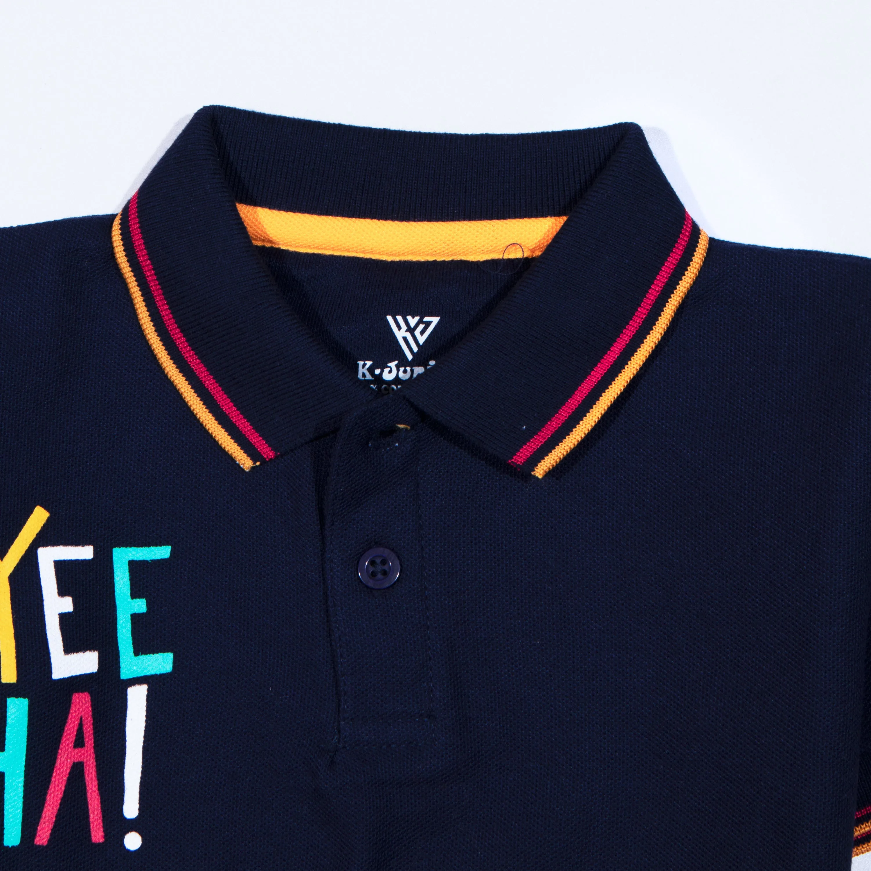 Boys Half Sleeves Polo T-Shirt (Yee-ha)