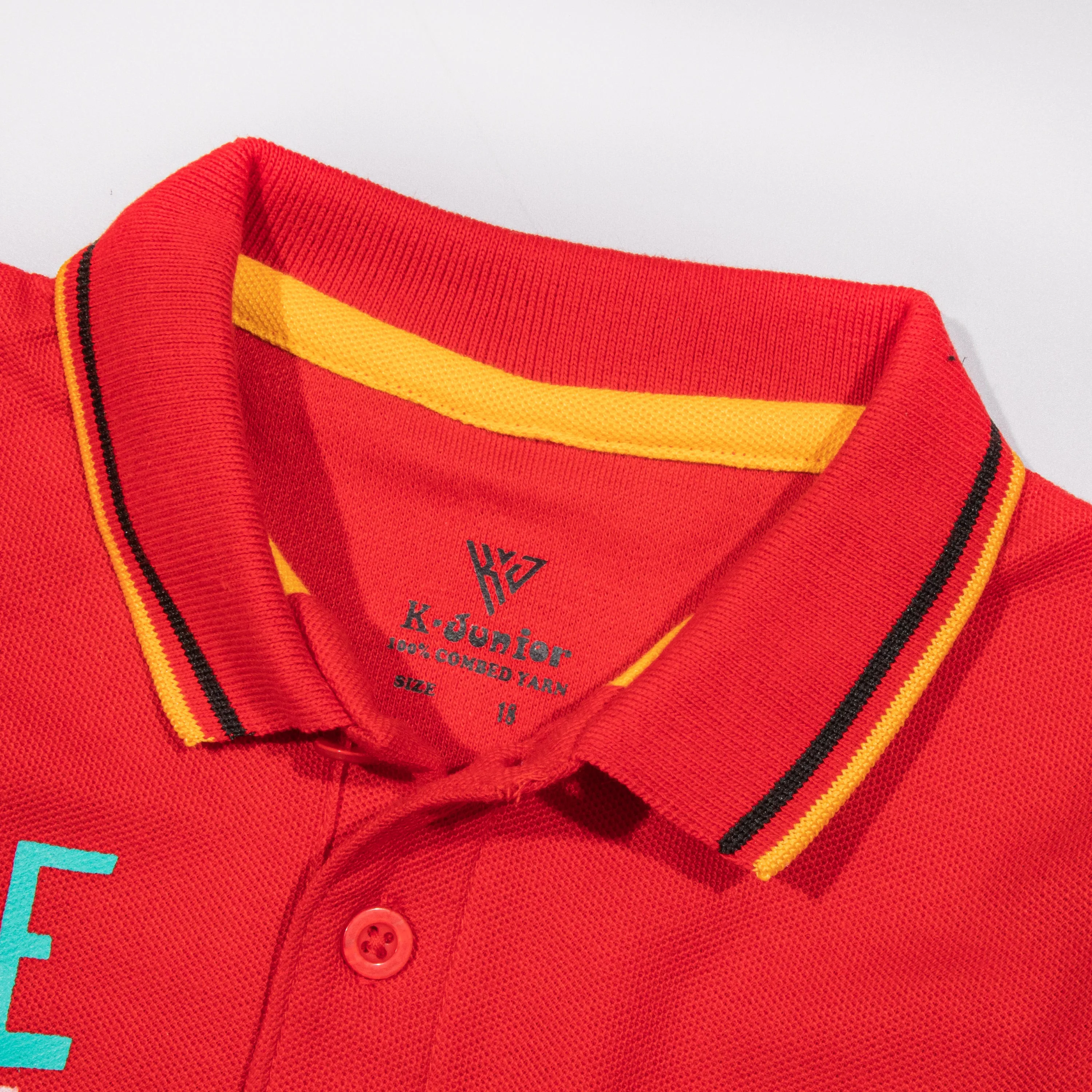 Boys Half Sleeves Polo T-Shirt (Yee-ha)