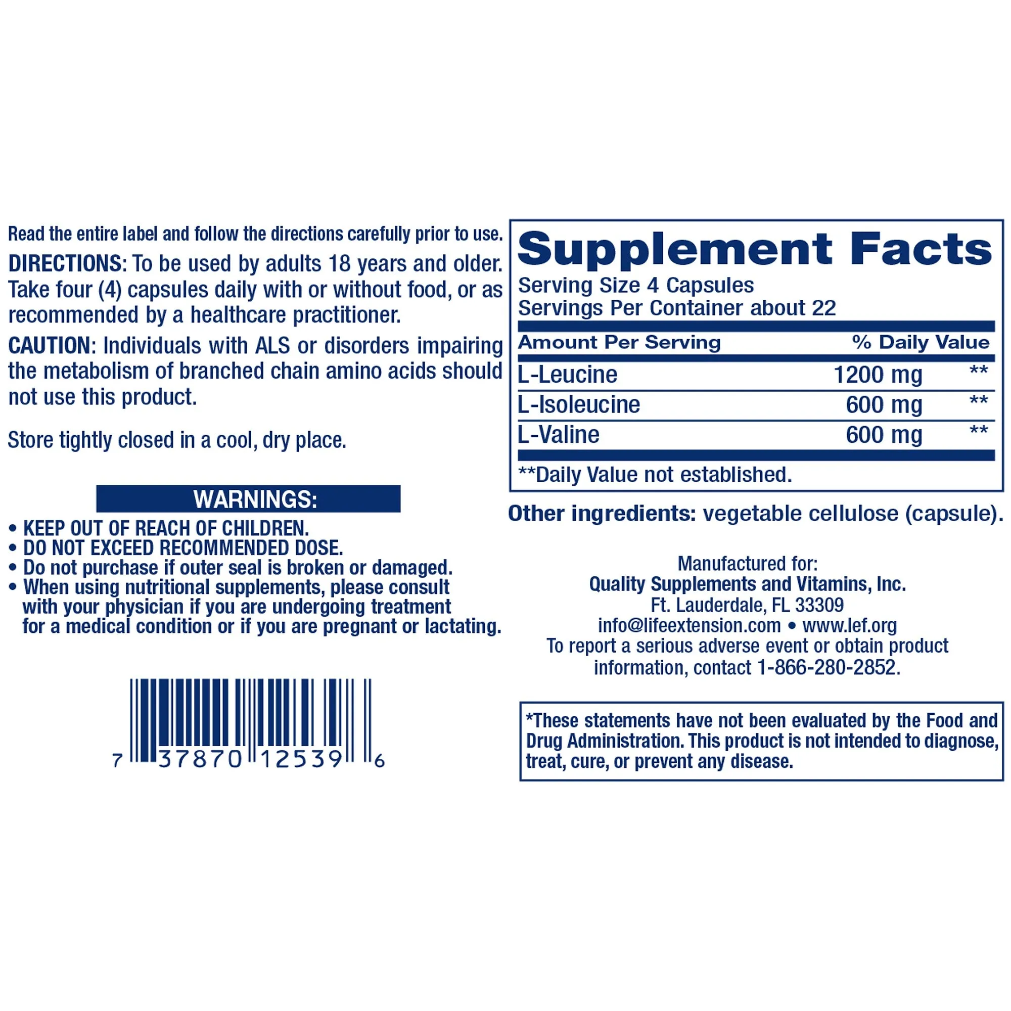 Branched Chain Amino Acids