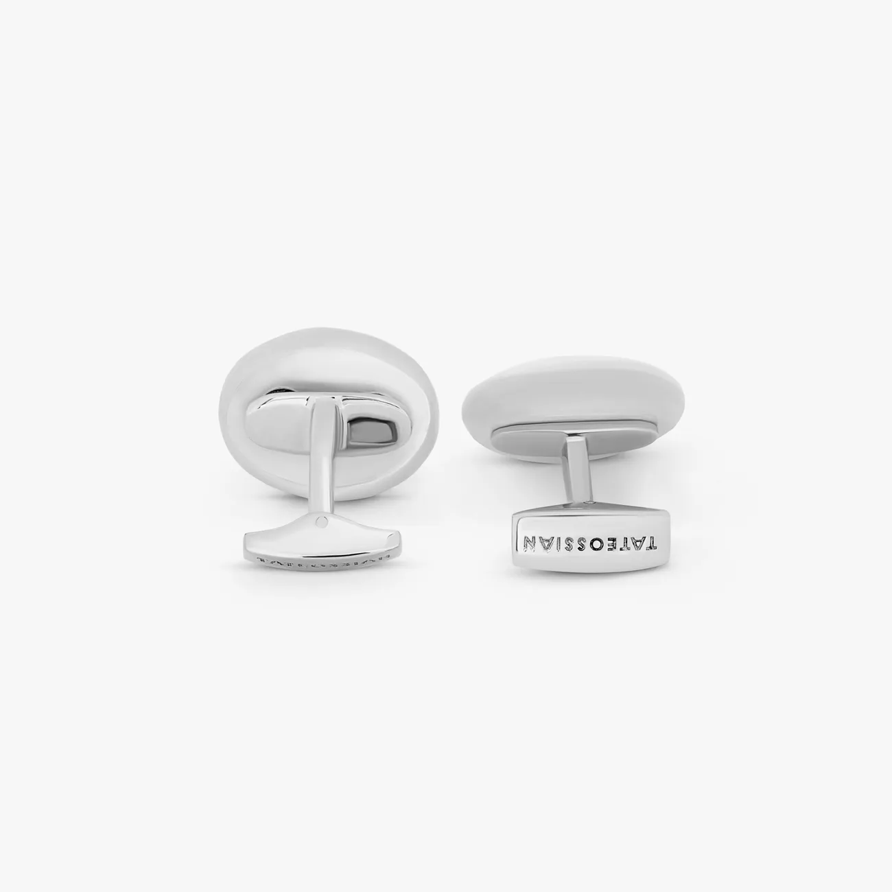 Cable Marine Link Silver Cufflinks With Blue Lapis Cl5554