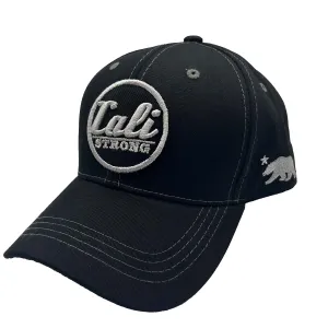 CALI Strong Classic Tactical Hat Morale Patch Black Silver