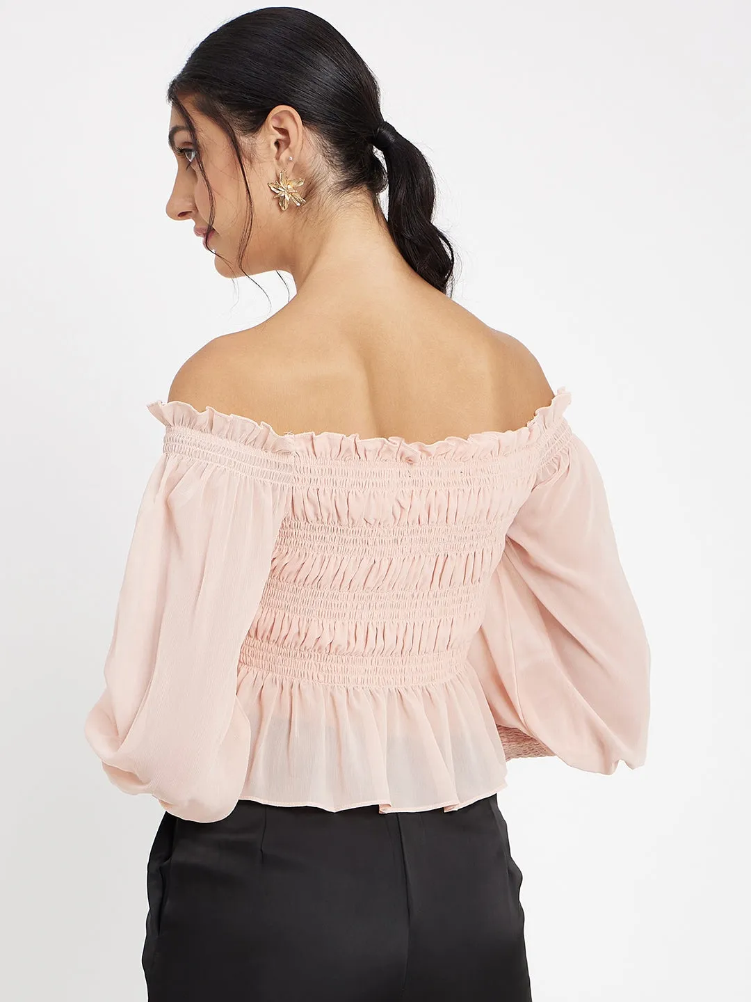 Camla Barcelona Peach Solid Top