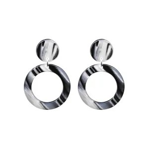 Carla Small Tigre Blanc Drop Earrings
