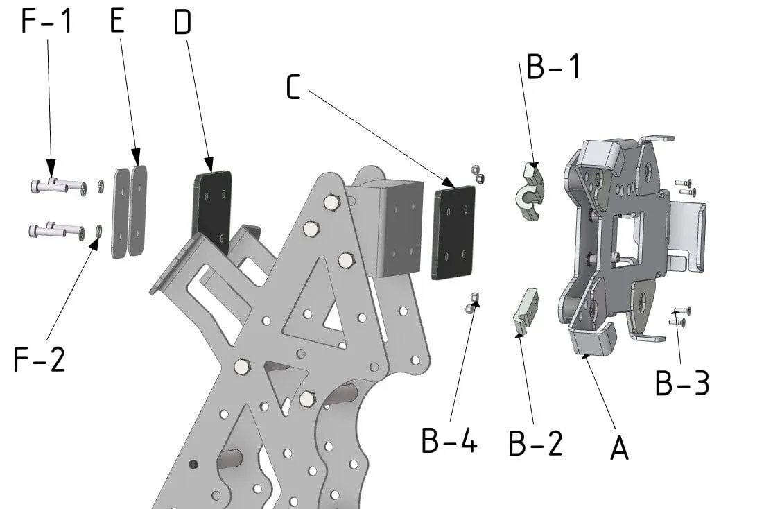 Carpe Iter anti-vibratie adapter voor de Carpe Iter houders
