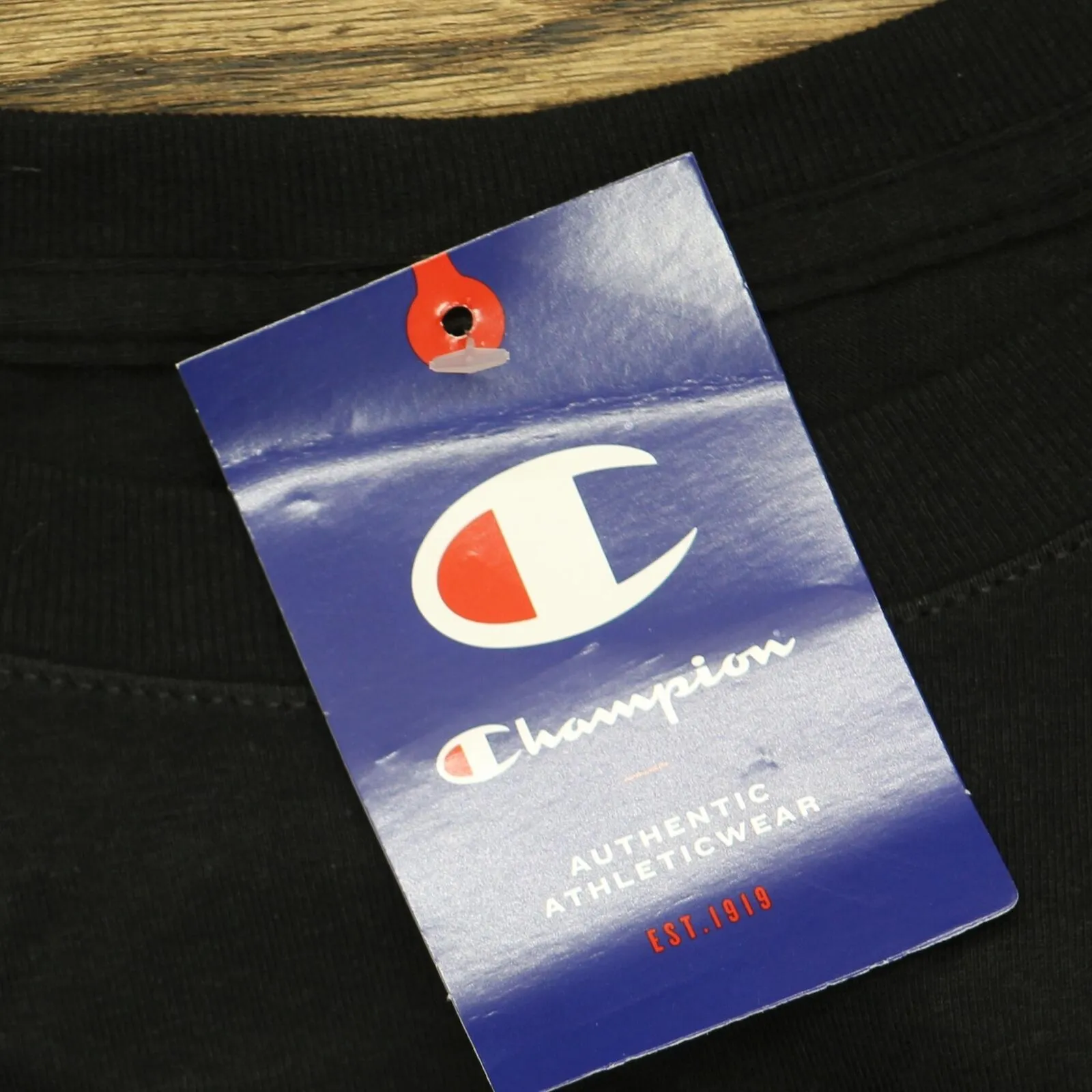 Champion Mens Classic Global Wave Logo Graphic T-Shirt Tee