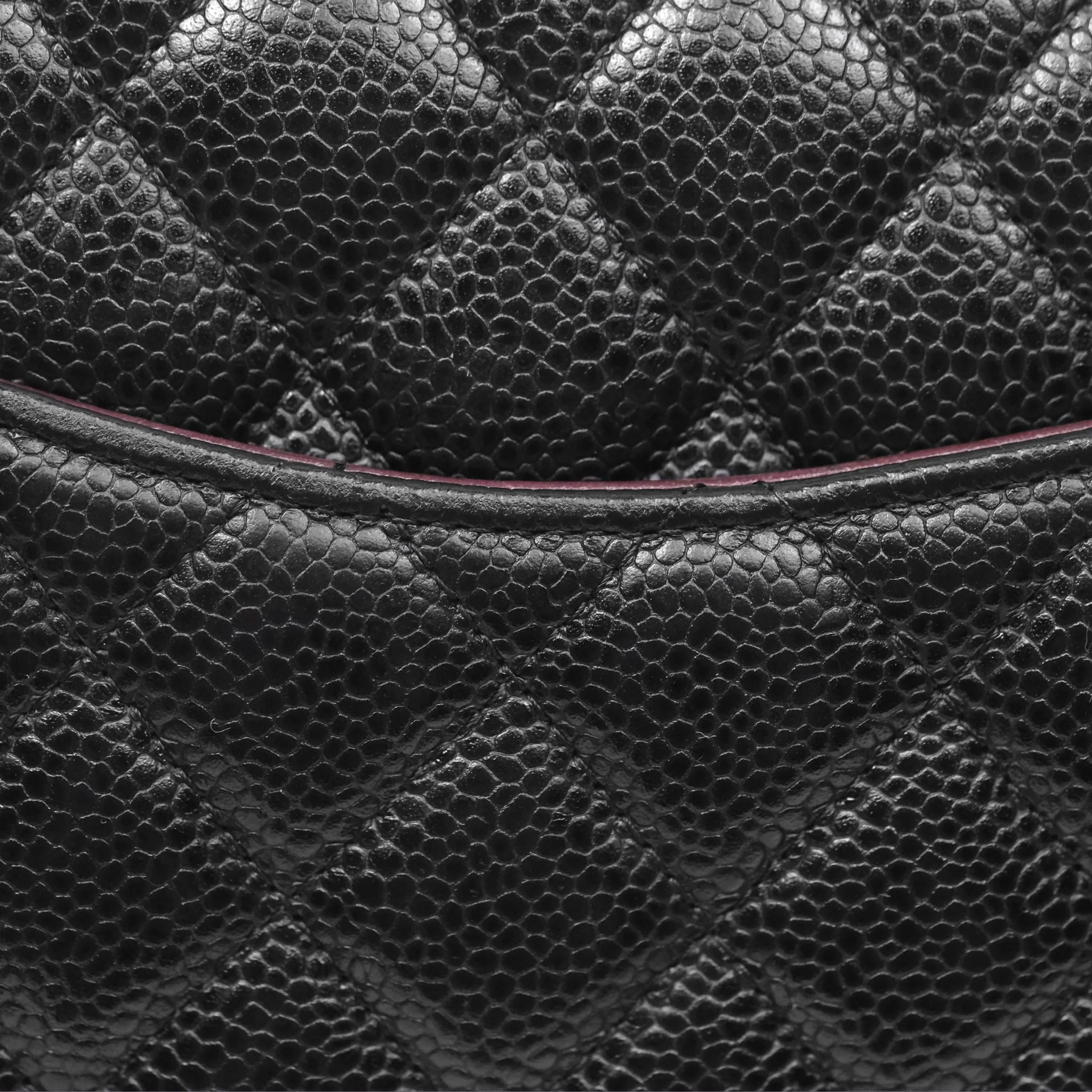 Chanel Classic M/L Medium Flap Quilted Black Caviar Gold Hardware