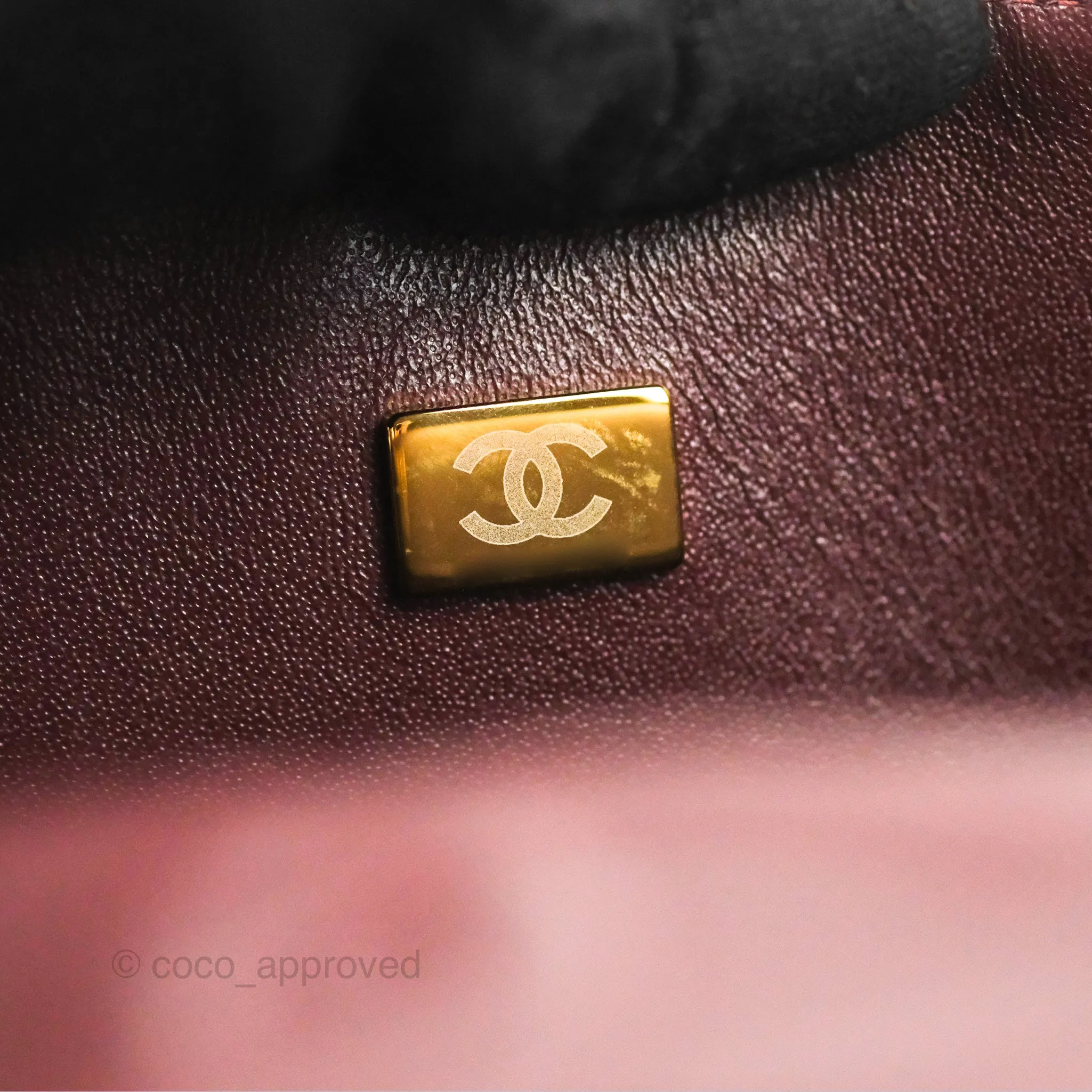 Chanel Classic M/L Medium Flap Quilted Black Caviar Gold Hardware