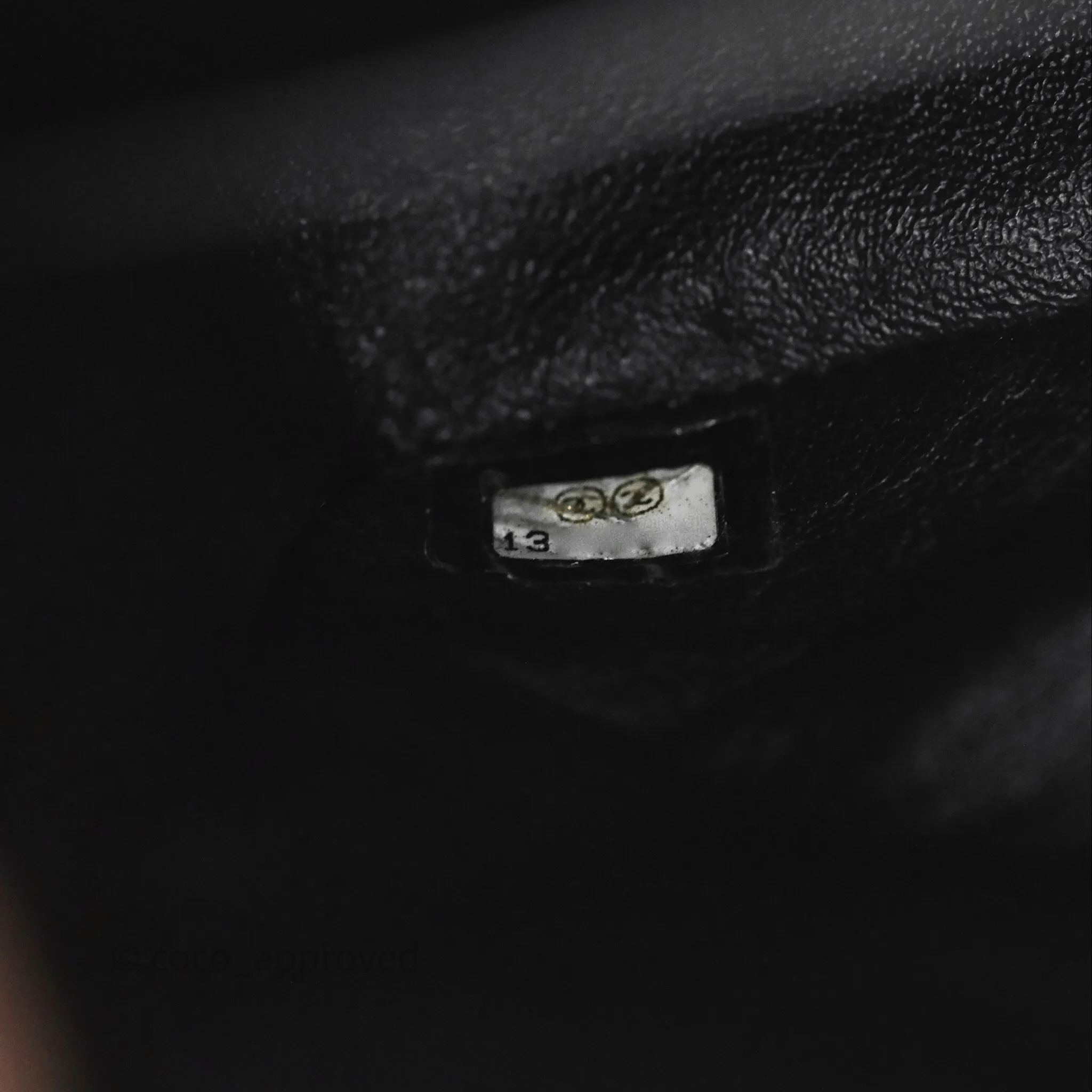 Chanel Classic M/L Medium Flap Quilted Black Caviar Silver Hardware