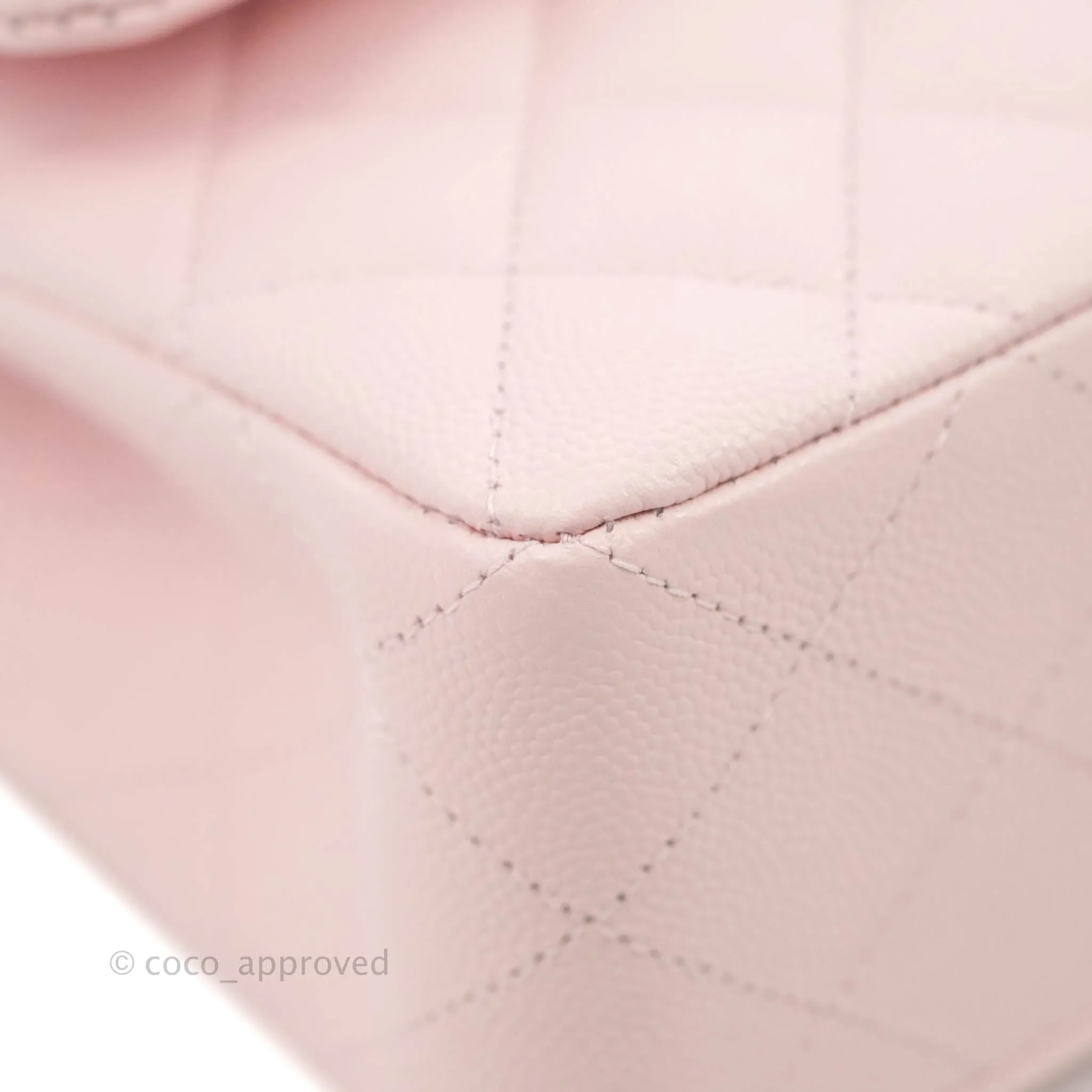 Chanel Classic Small S/M Flap Pink Caviar Gold Hardware 22S