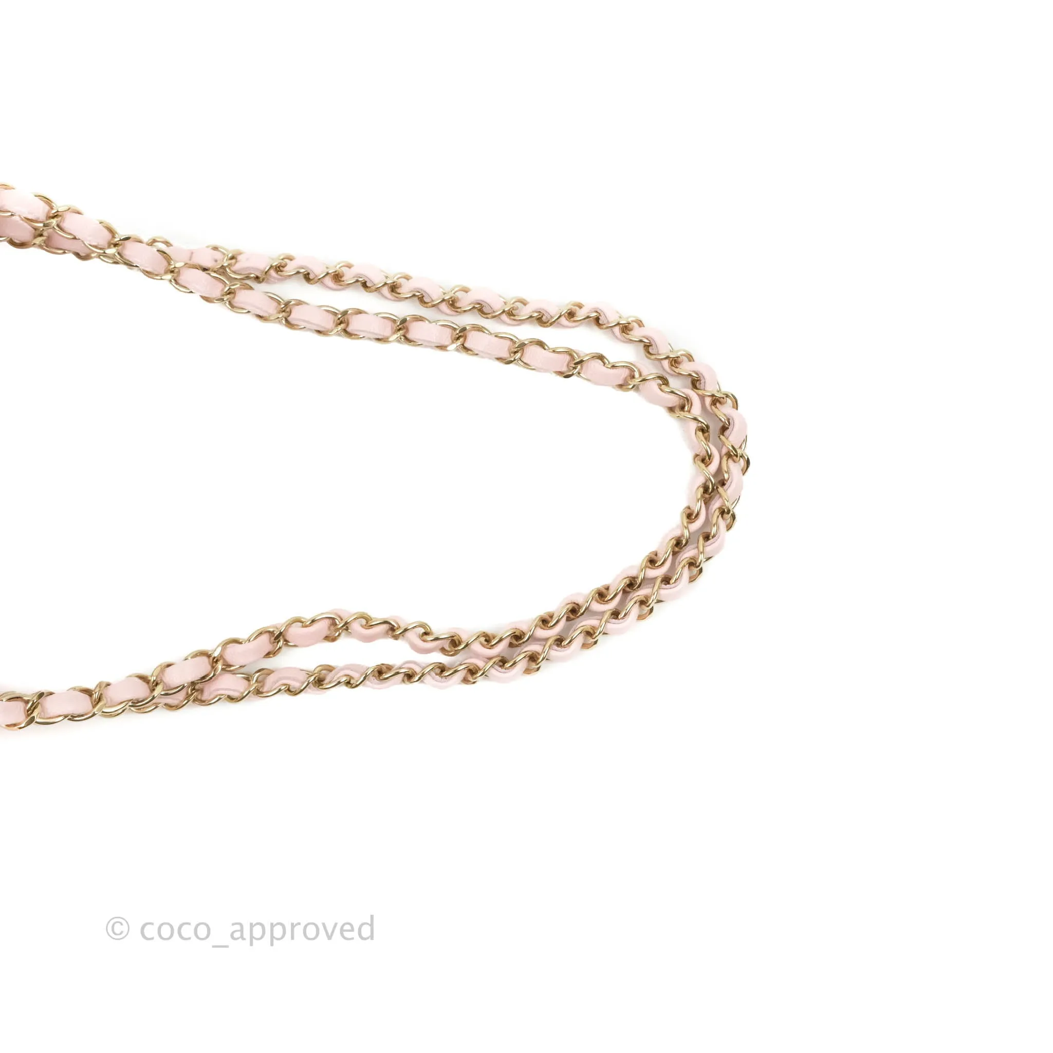 Chanel Classic Small S/M Flap Pink Caviar Gold Hardware 22S