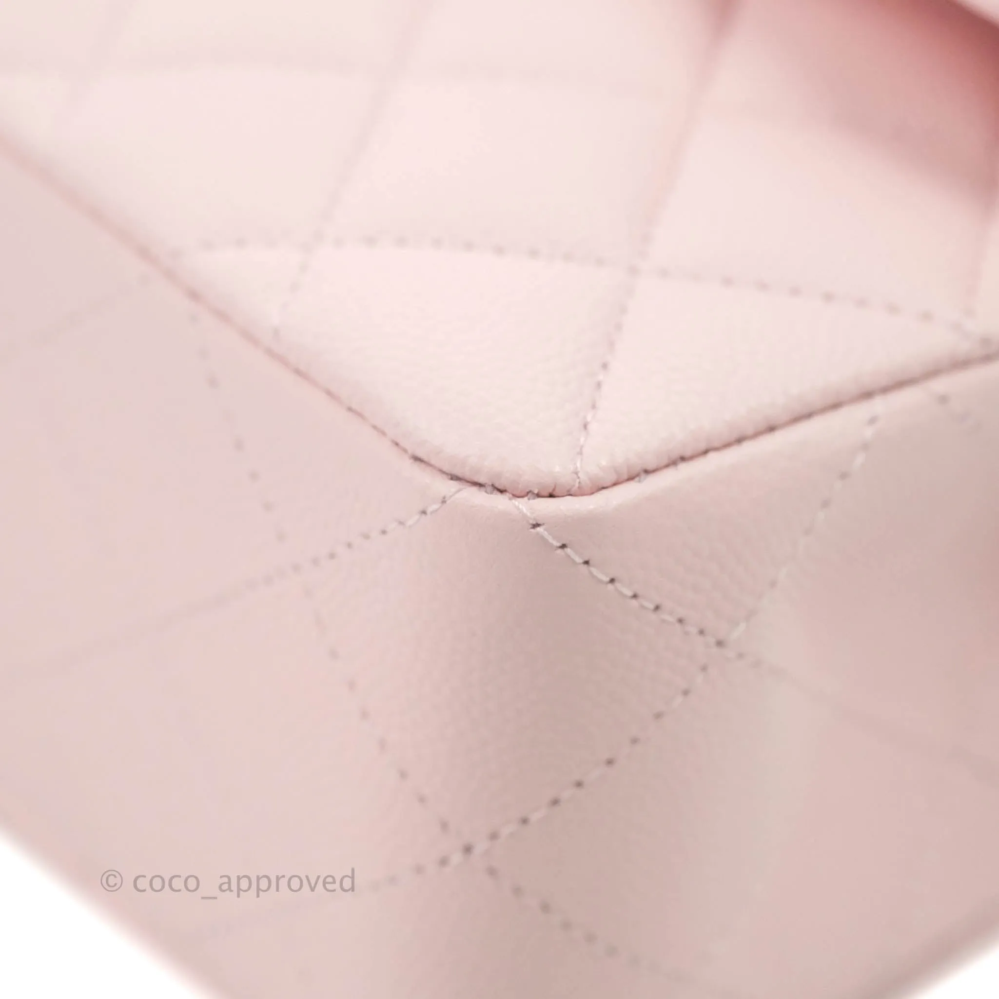 Chanel Classic Small S/M Flap Pink Caviar Gold Hardware 22S