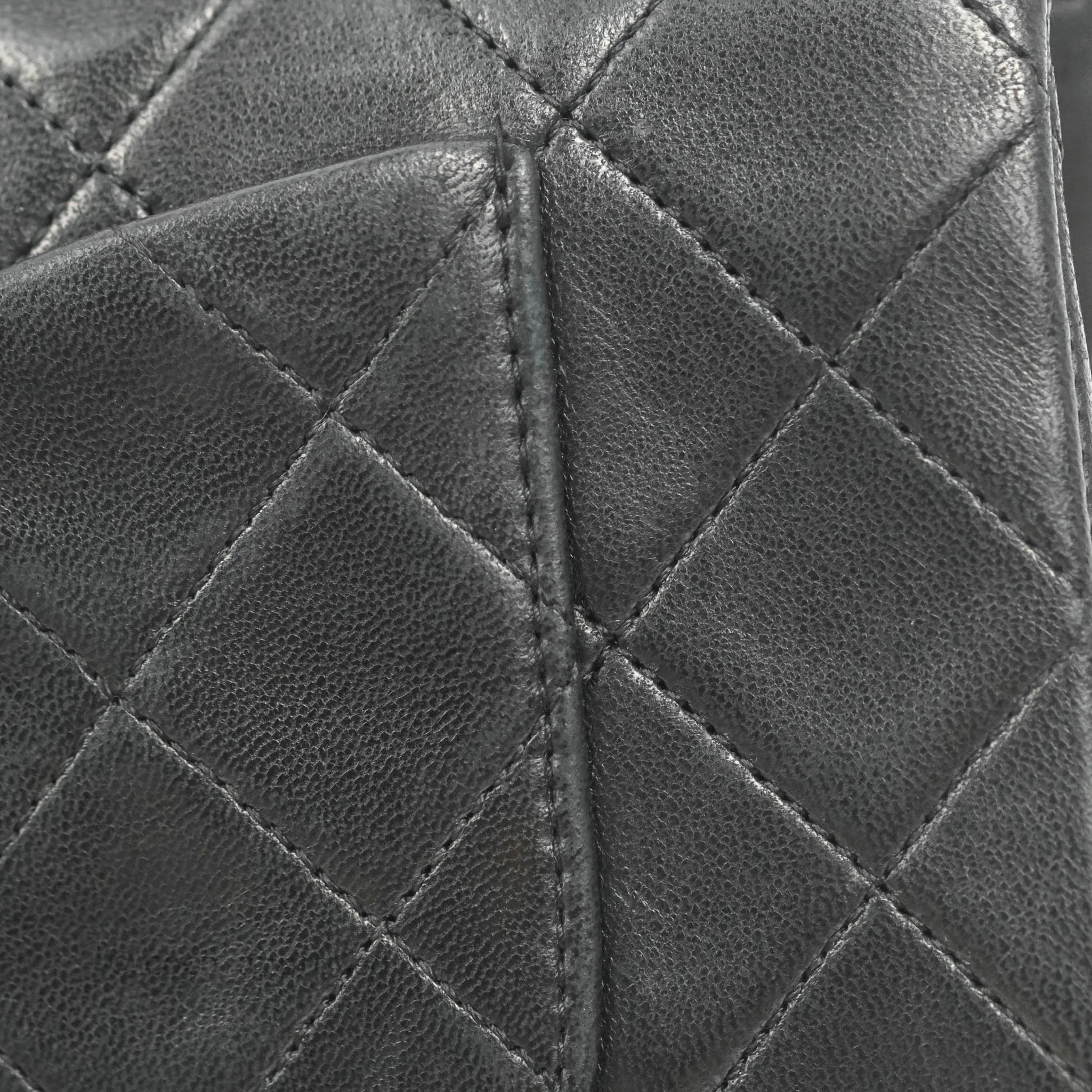 Chanel Classic Vintage Small Flap Black Lambskin 24K Gold Hardware
