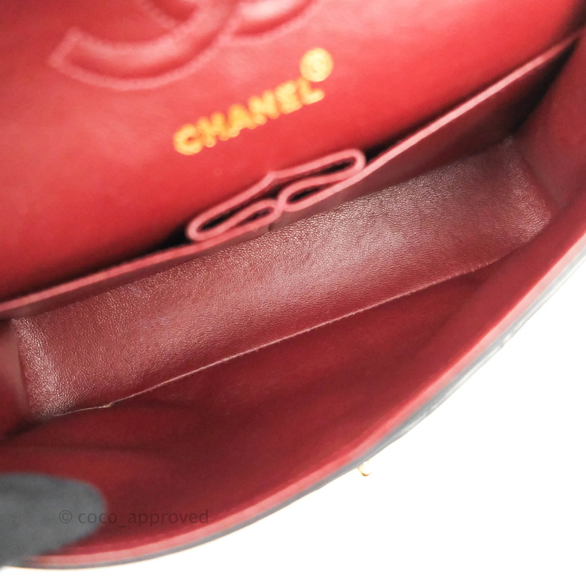 Chanel Classic Vintage Small Flap Black Lambskin 24K Gold Hardware