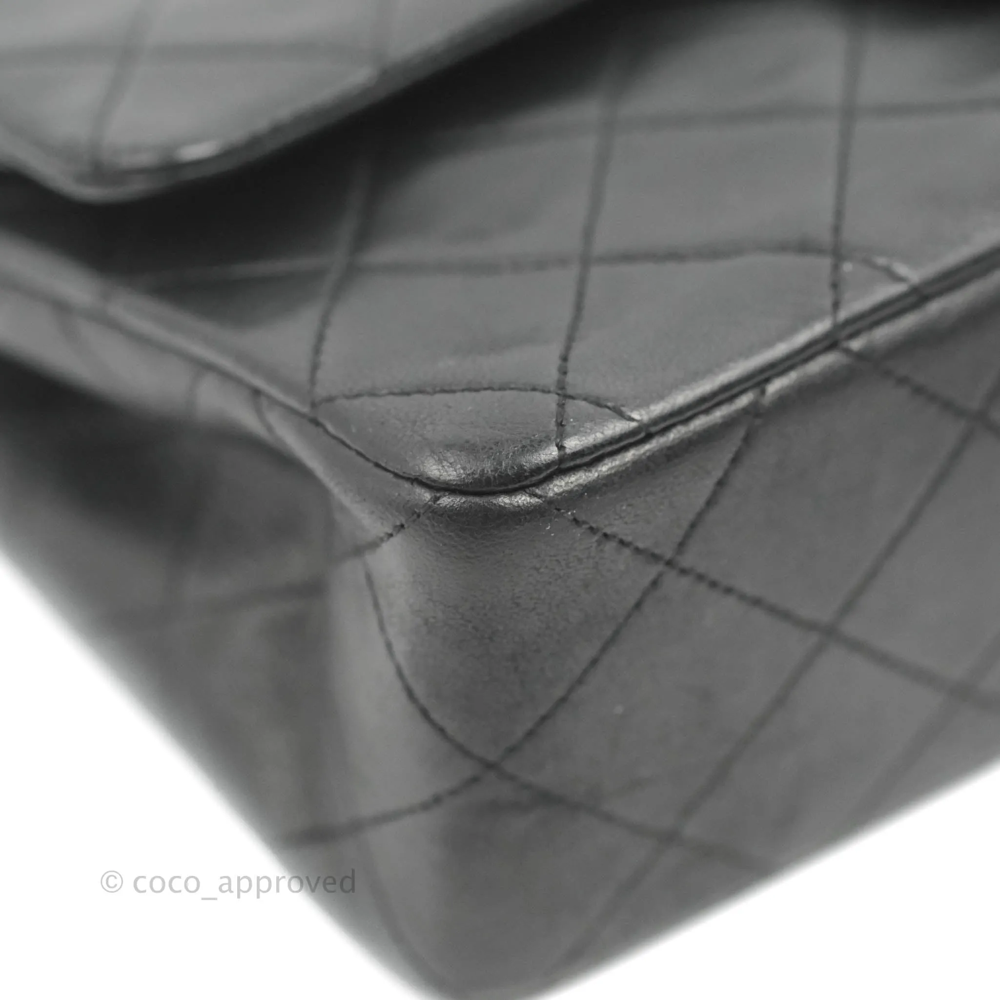 Chanel Classic Vintage Small Flap Black Lambskin 24K Gold Hardware