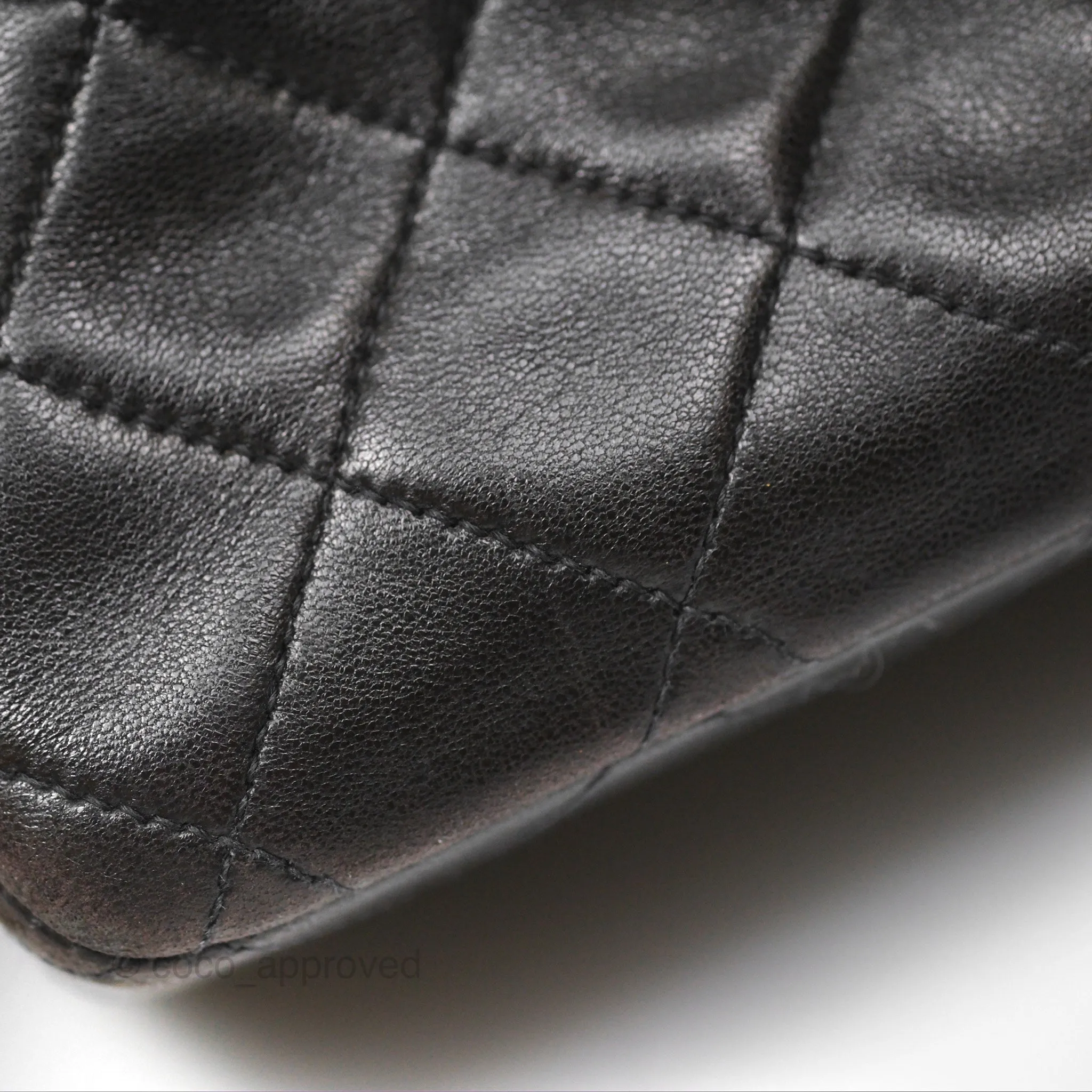 Chanel Classic Vintage Small Flap Black Lambskin 24K Gold Hardware
