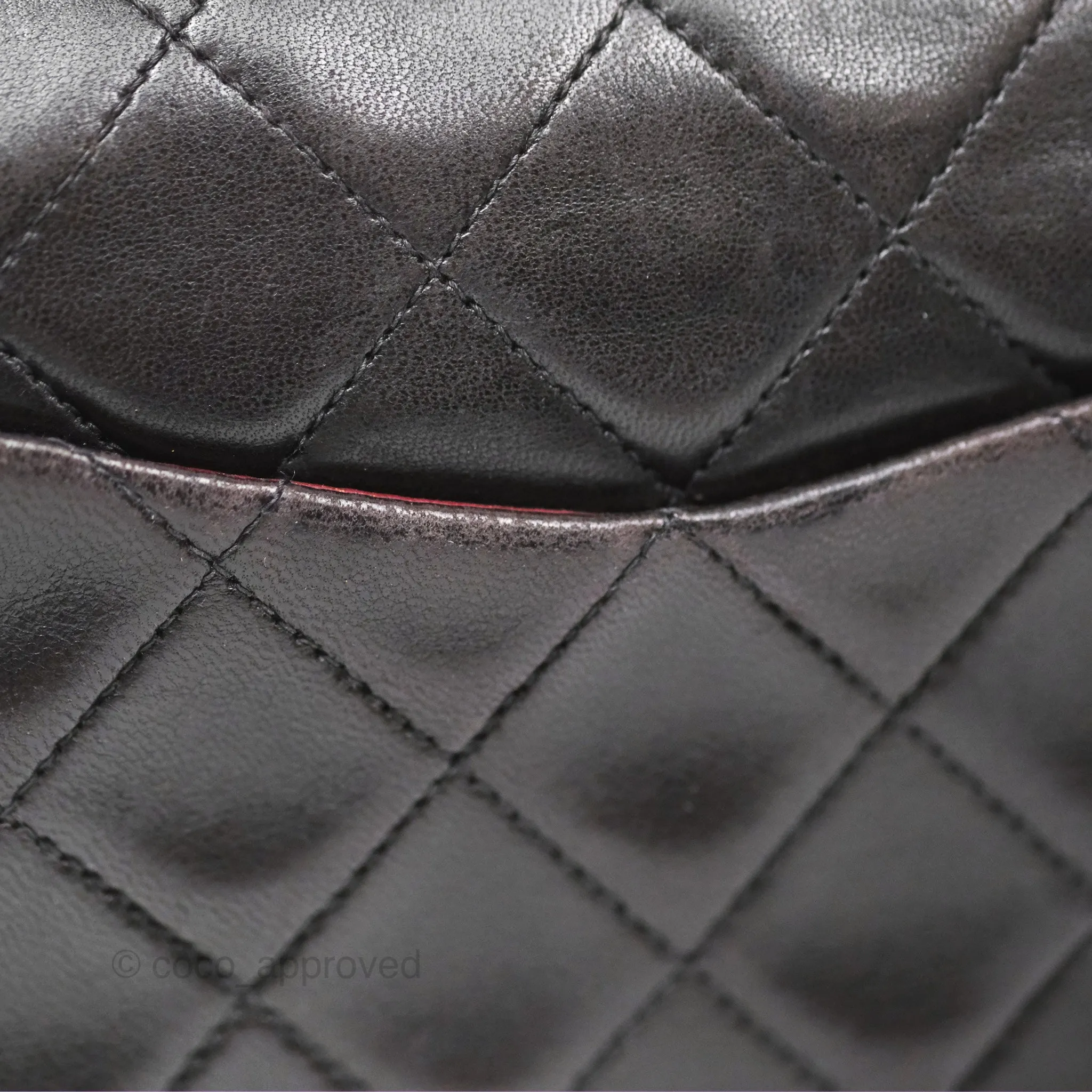 Chanel Classic Vintage Small Flap Black Lambskin 24K Gold Hardware