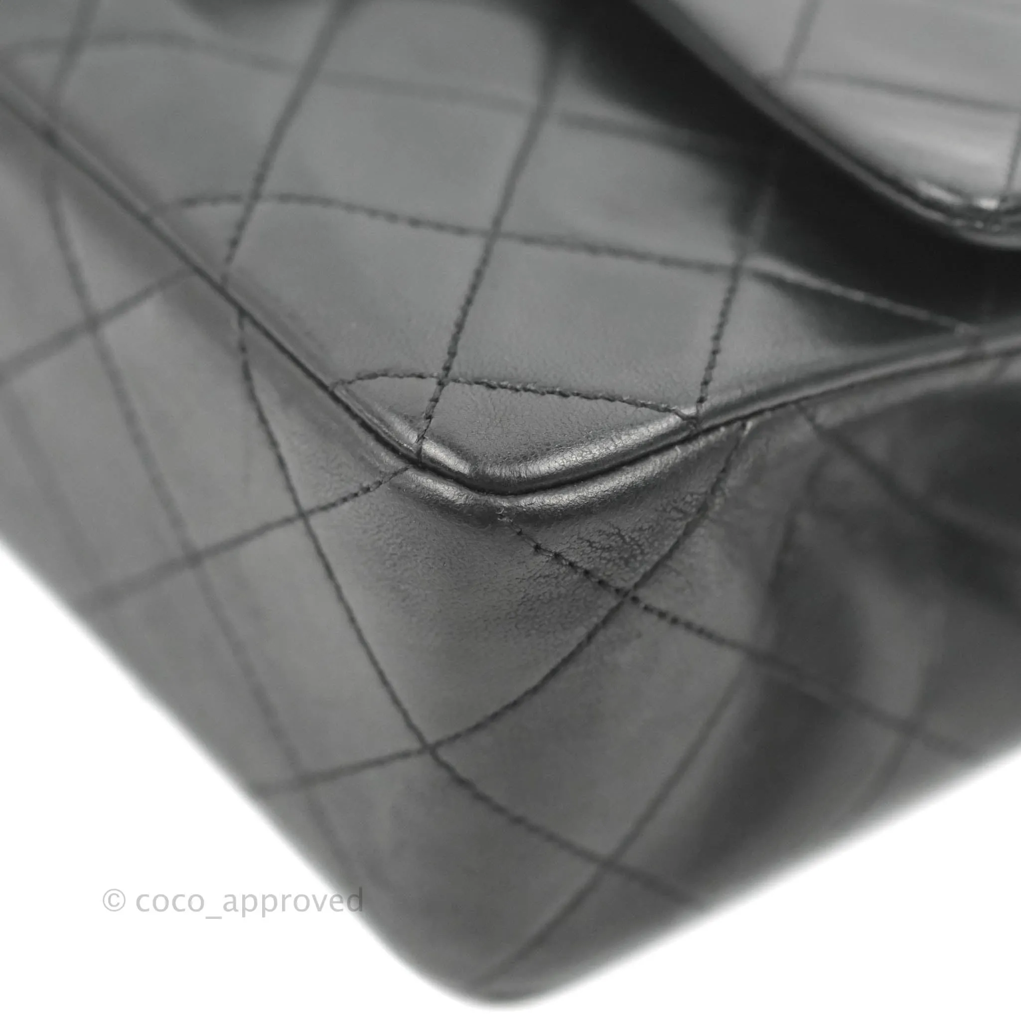 Chanel Classic Vintage Small Flap Black Lambskin 24K Gold Hardware