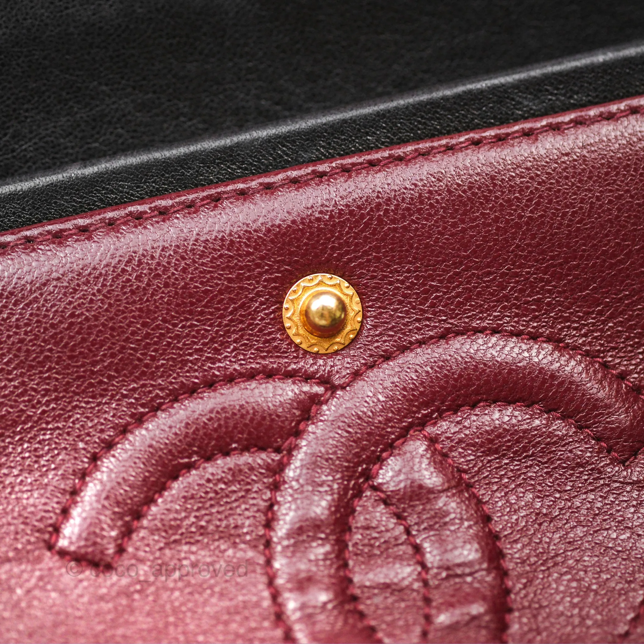 Chanel Classic Vintage Small Flap Black Lambskin 24K Gold Hardware