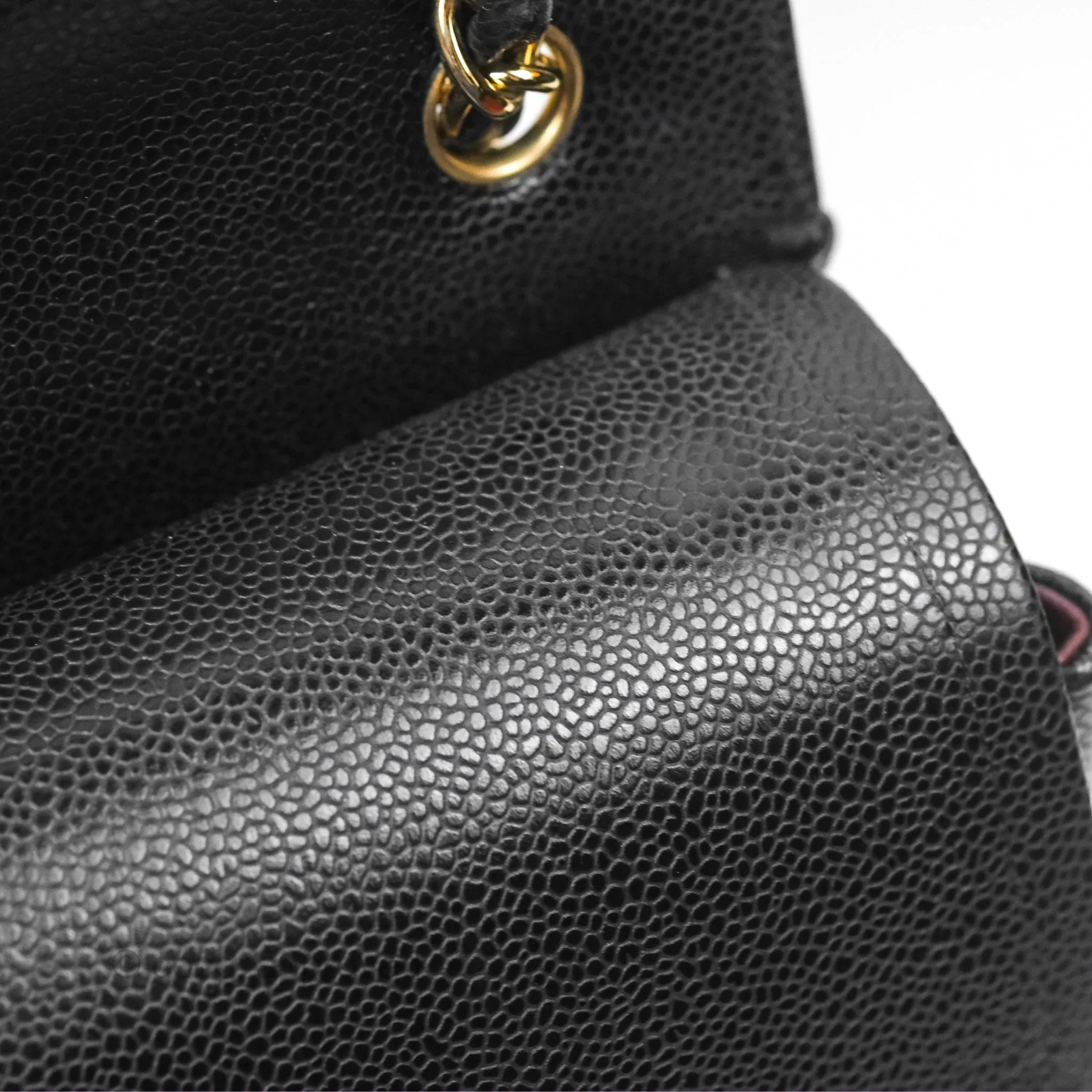 Chanel Jumbo Double Flap Black Caviar Gold Hardware⁣⁣