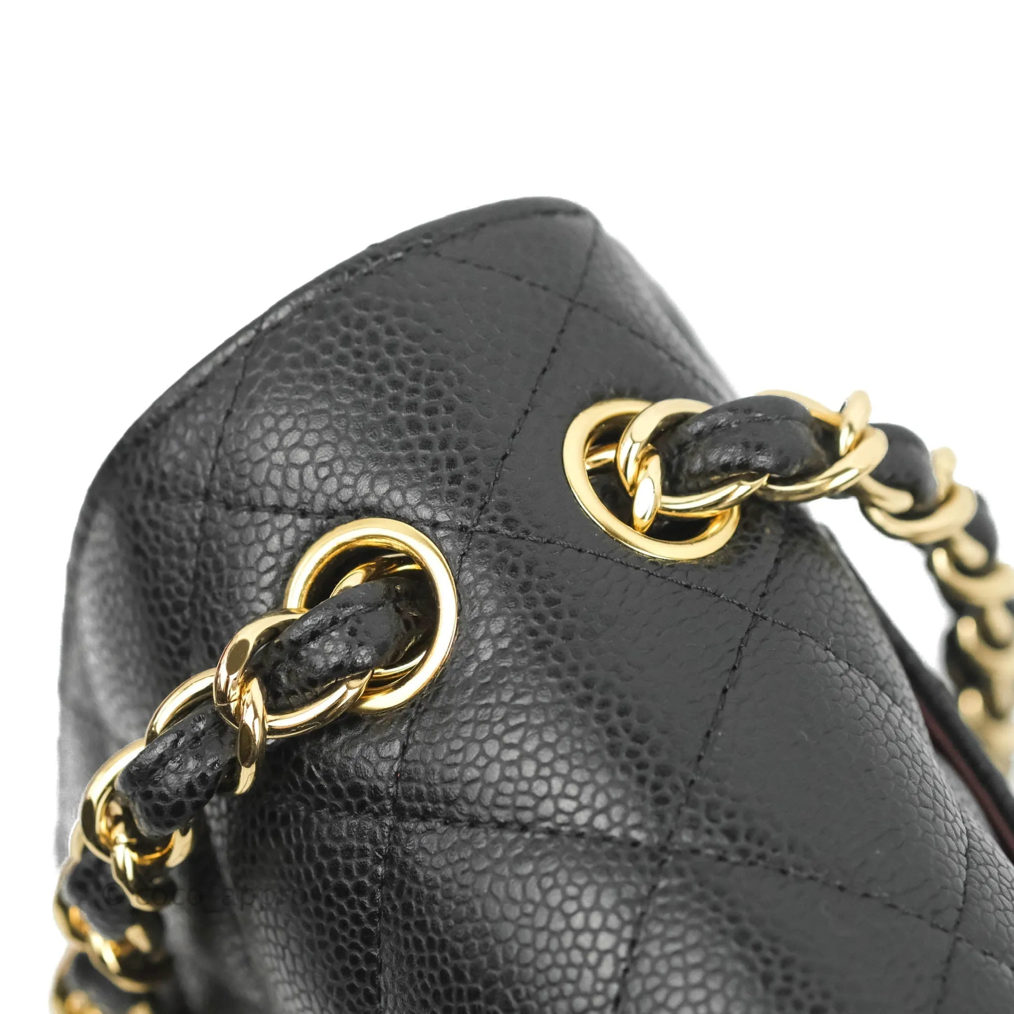 Chanel Jumbo Double Flap Black Caviar Gold Hardware⁣⁣