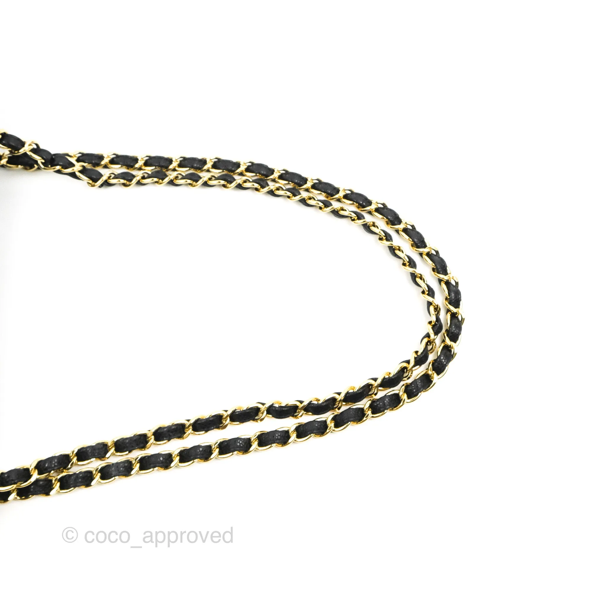 Chanel Jumbo Double Flap Black Caviar Gold Hardware⁣⁣
