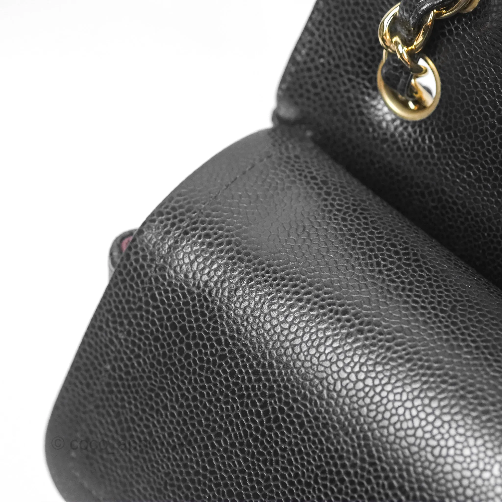 Chanel Jumbo Double Flap Black Caviar Gold Hardware⁣⁣