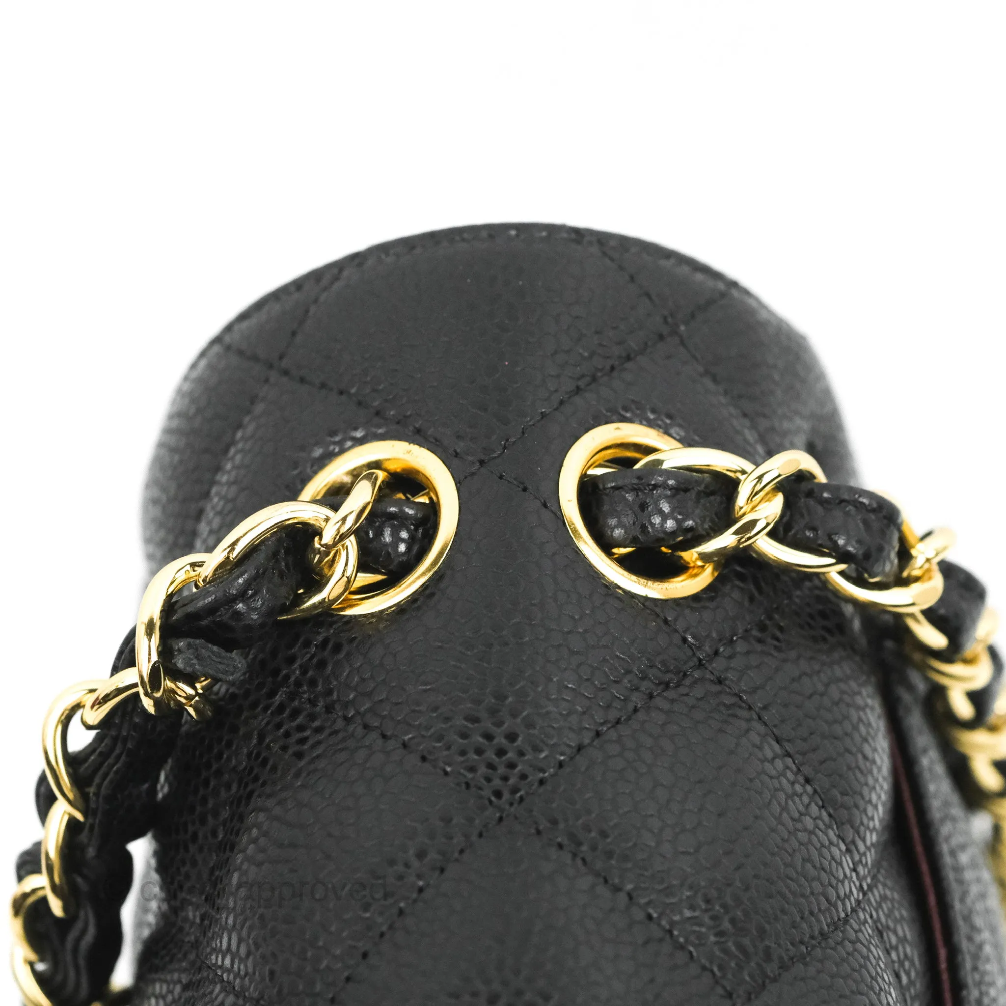 Chanel Jumbo Double Flap Black Caviar Gold Hardware⁣⁣