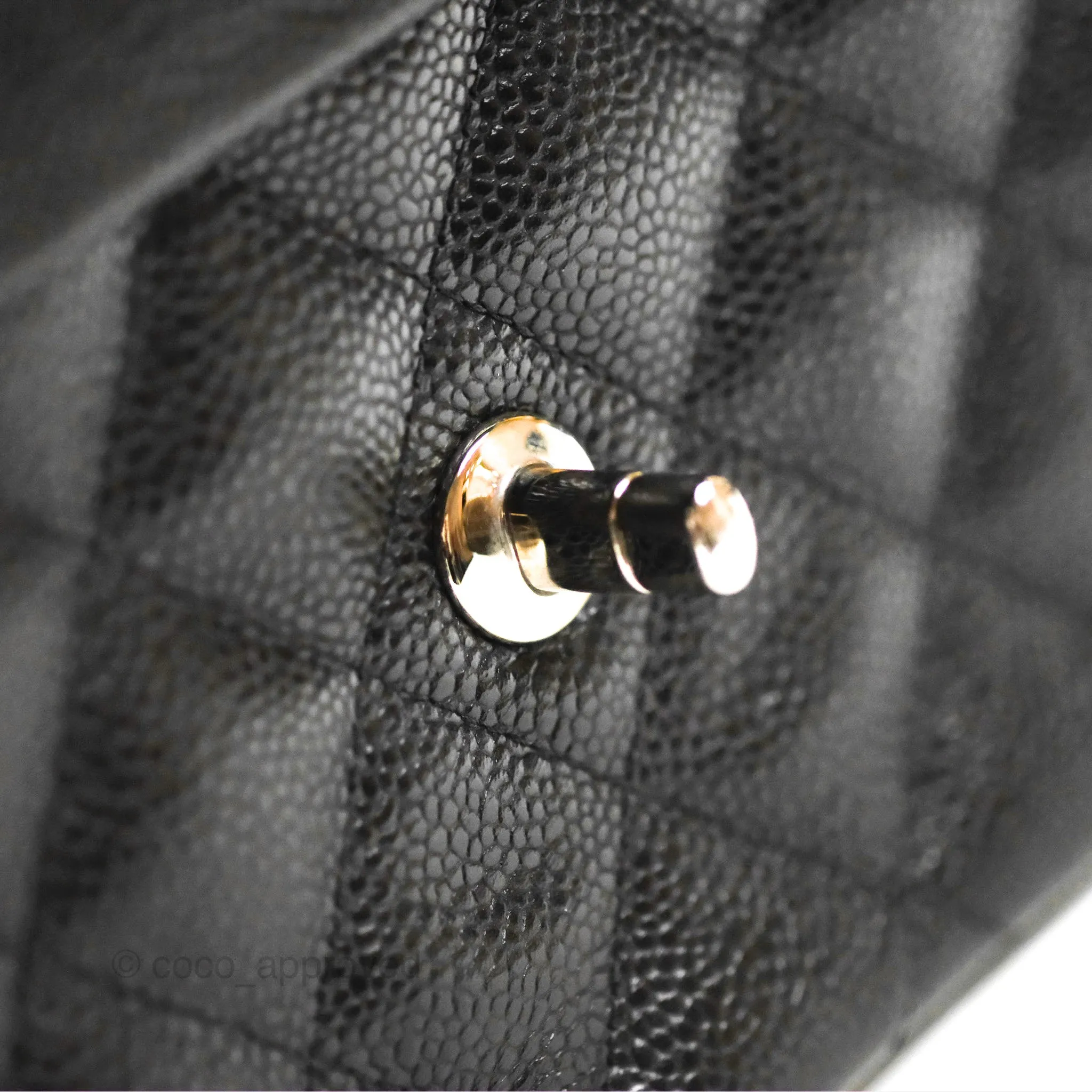 Chanel Jumbo Double Flap Black Caviar Silver Hardware⁣⁣