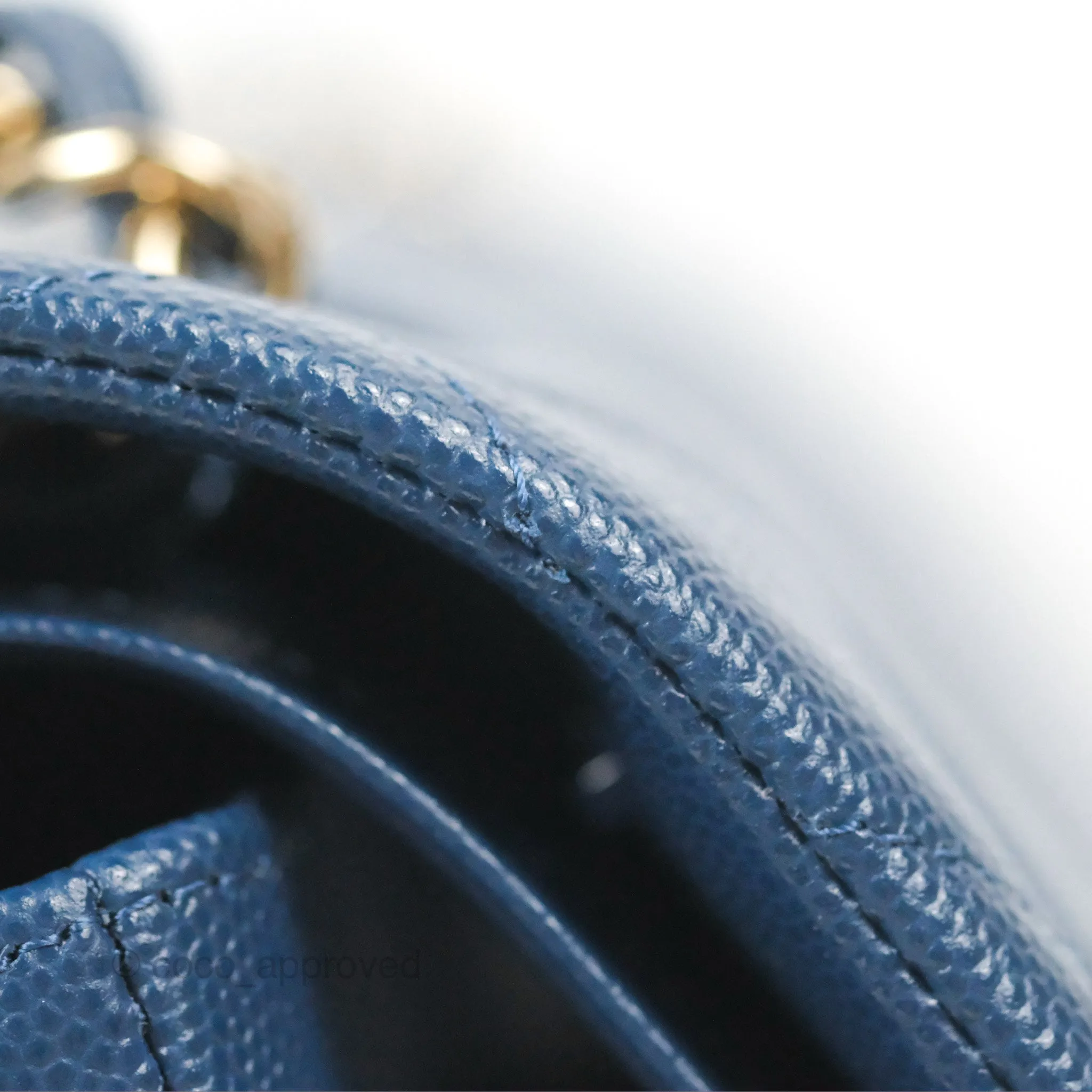 Chanel Jumbo Double Flap Dark Blue Caviar Gold Hardware⁣⁣