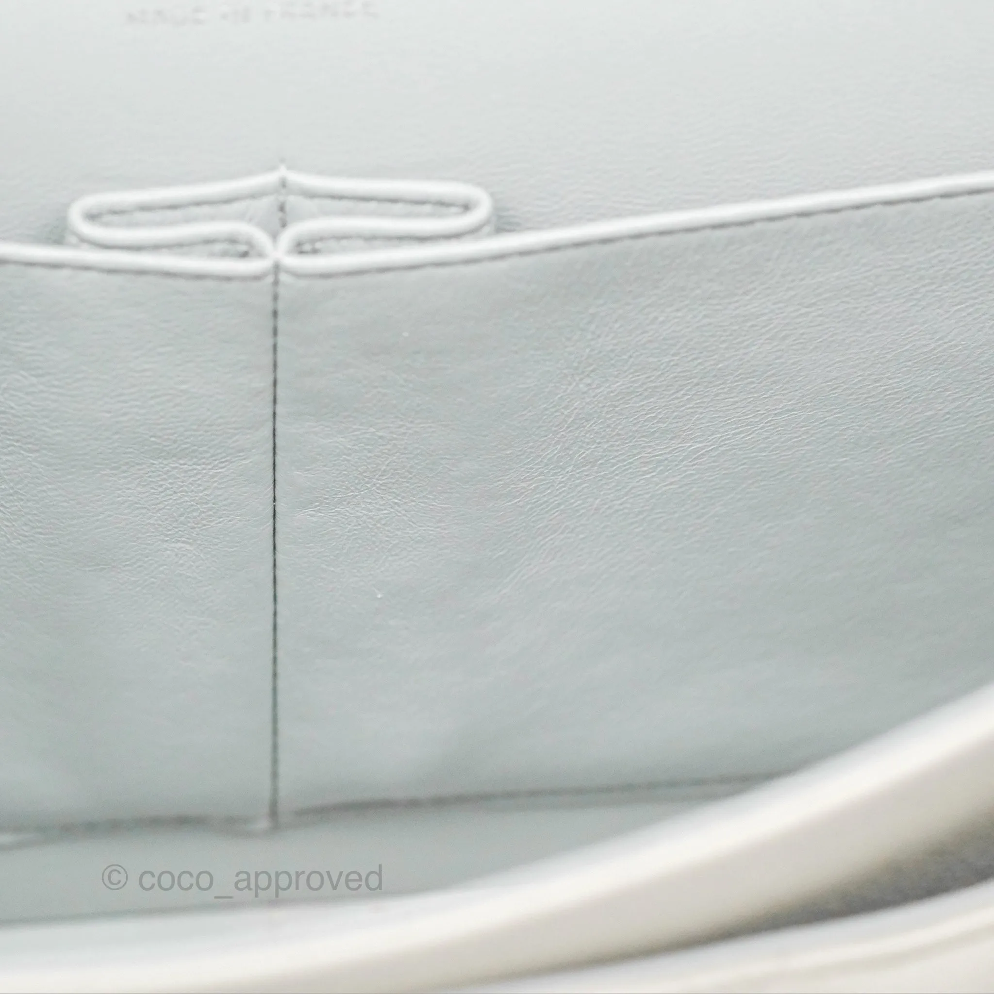 Chanel Jumbo Double Flap Light Grey Caviar Silver Hardware⁣⁣