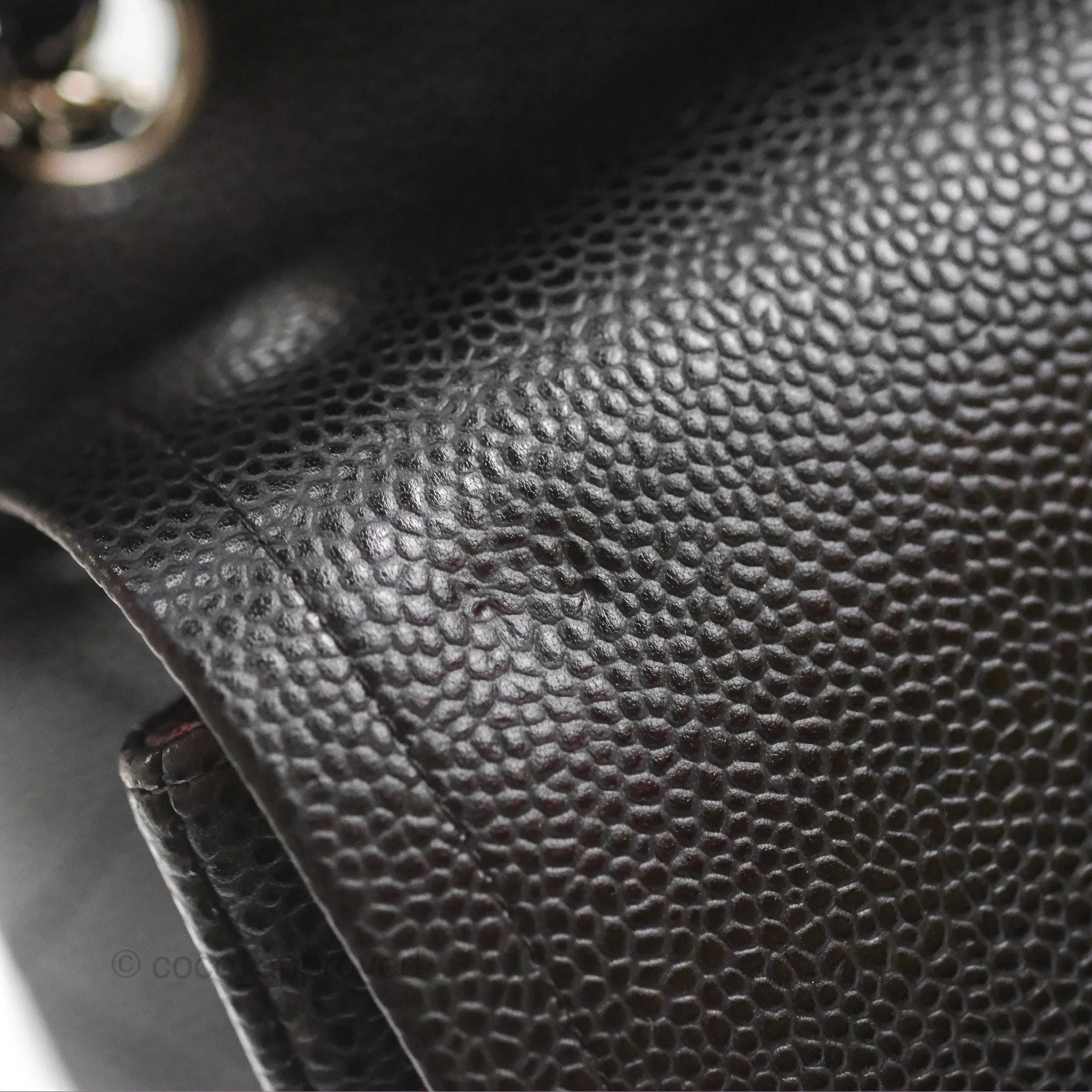 Chanel Jumbo Double Flap Quilted Black Caviar Silver Hardware