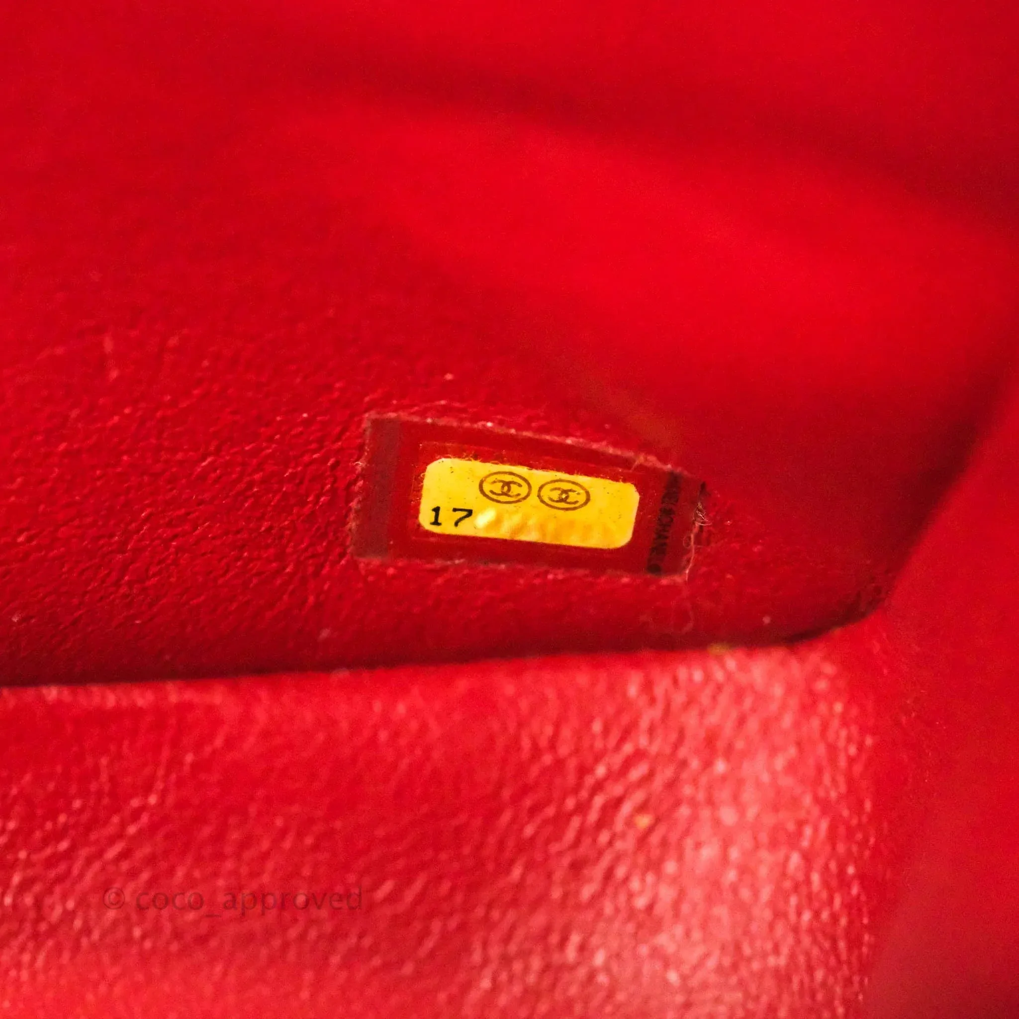 Chanel Jumbo Double Flap Red Lambskin Silver Hardware⁣⁣