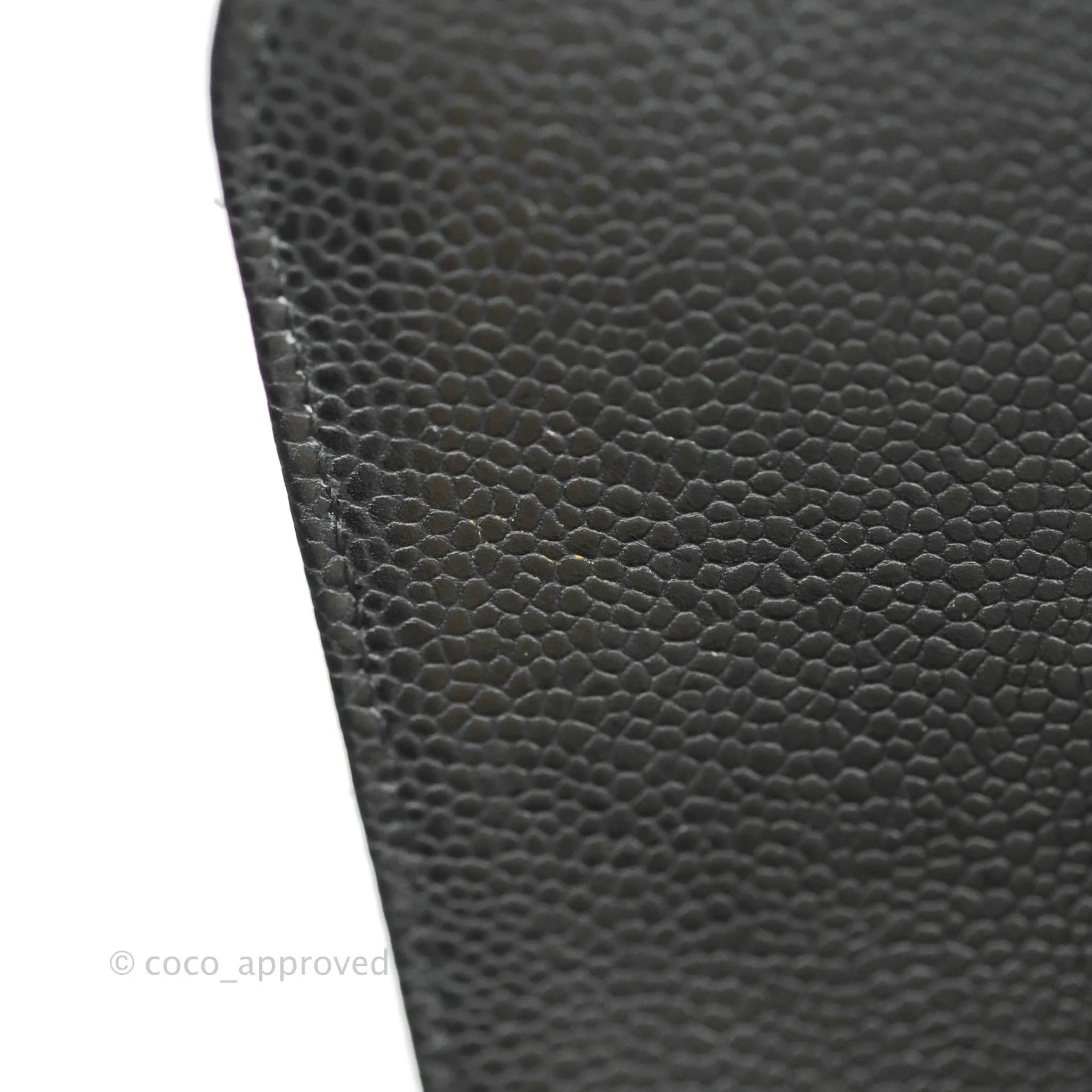 Chanel Jumbo Single Flap Black Caviar Gold Hardware