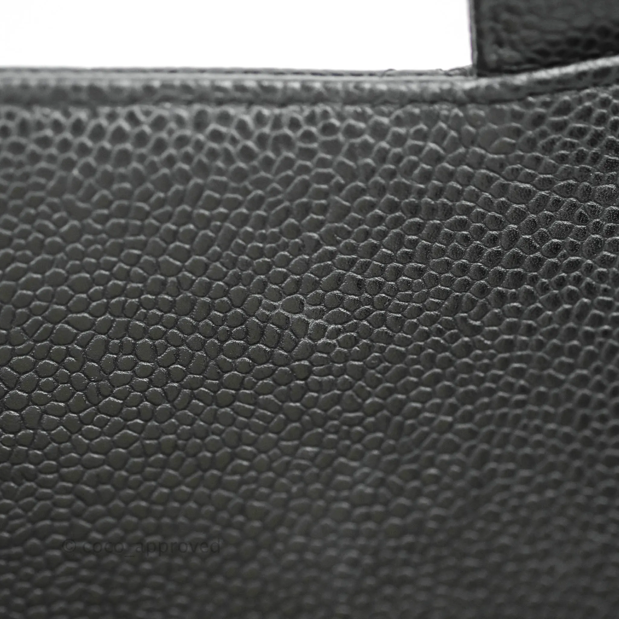 Chanel Jumbo Single Flap Black Caviar Gold Hardware