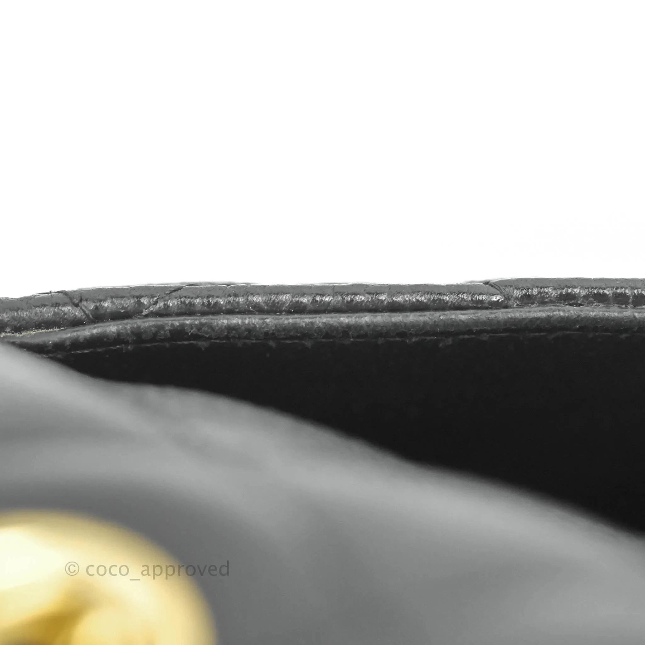 Chanel Jumbo Single Flap Black Caviar Gold Hardware