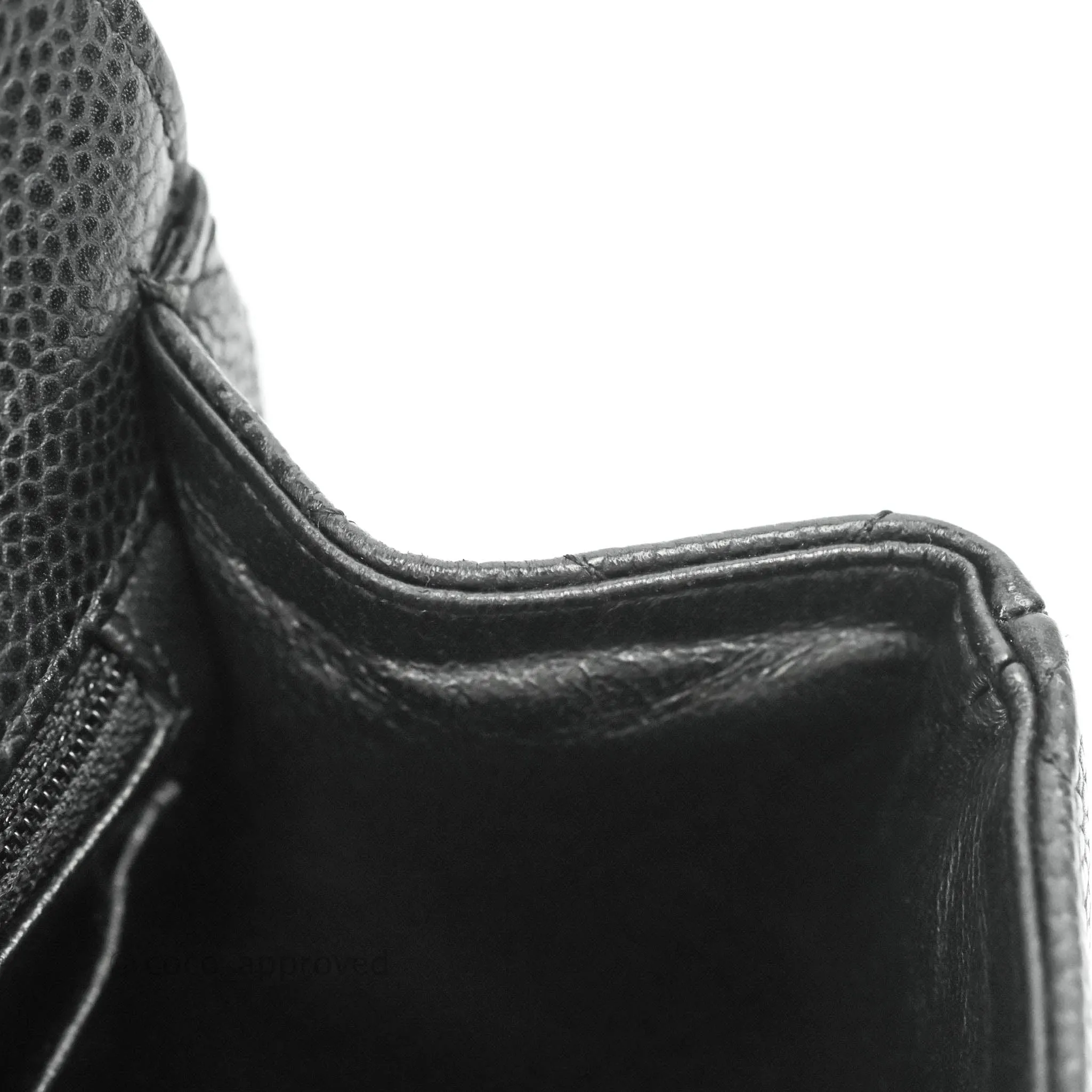 Chanel Jumbo Single Flap Black Caviar Gold Hardware