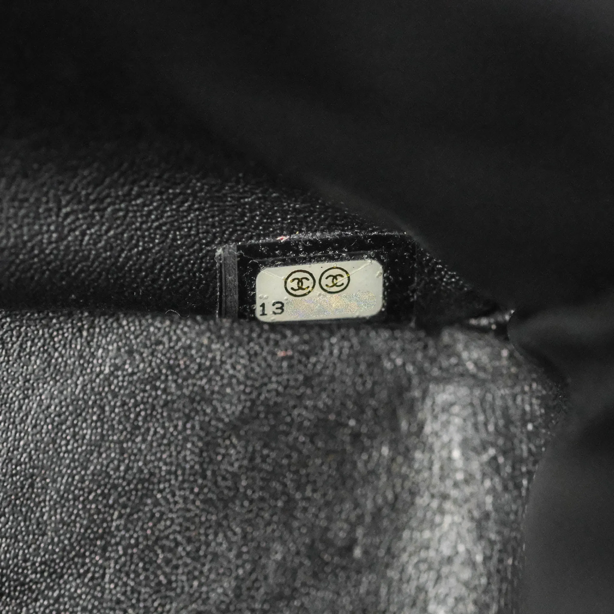 Chanel Jumbo Single Flap Black Caviar Silver Hardware