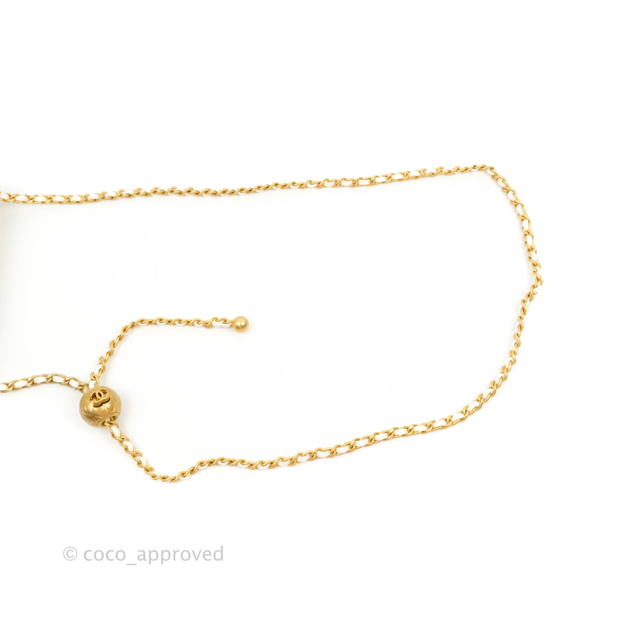 Chanel Mini Rectangular Pearl Crush Quilted White Lambskin Aged Gold Hardware